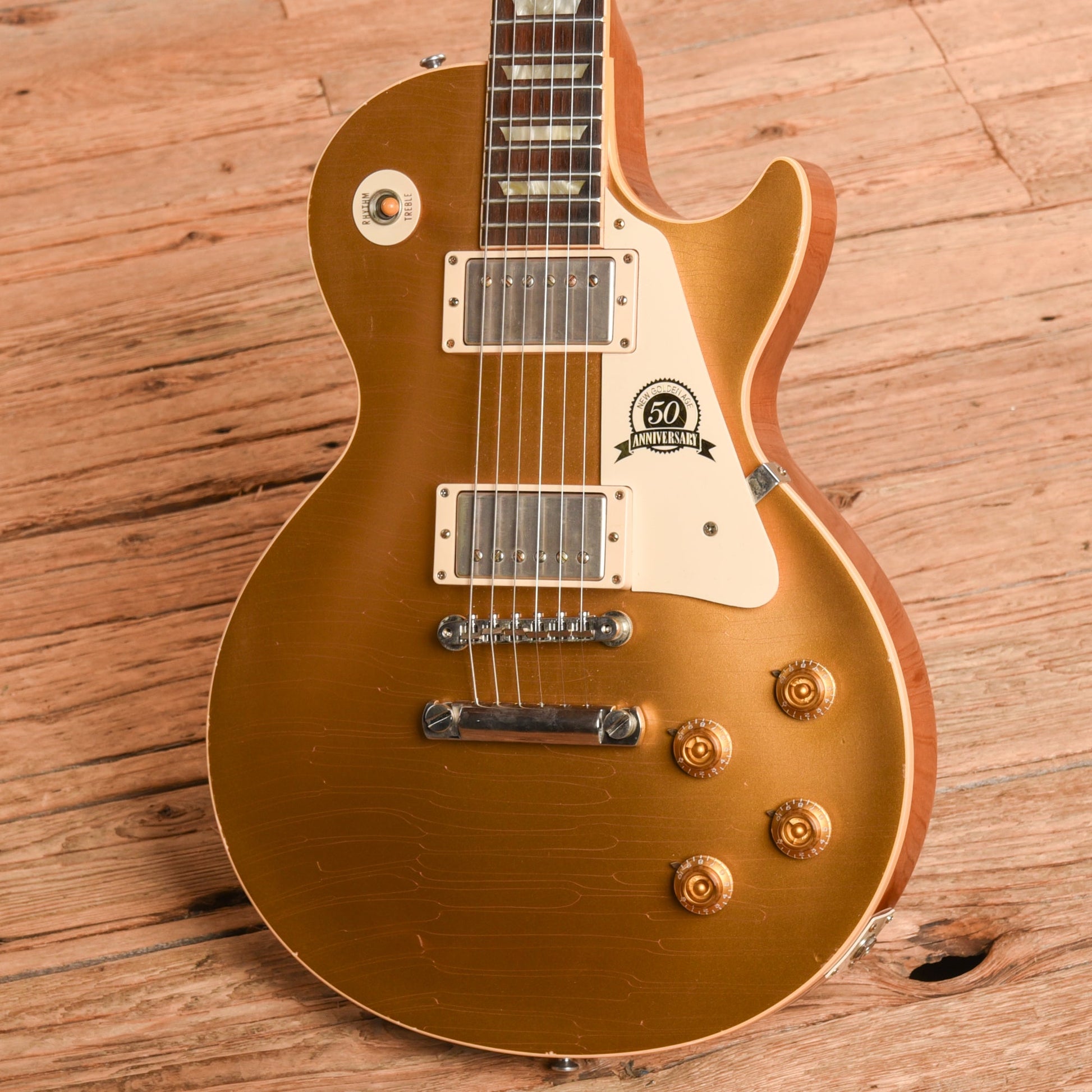 Gibson Les Paul '58 Murphy aged 50th Anniversary Goldtop - Dave Amato of REO Speedwagon
