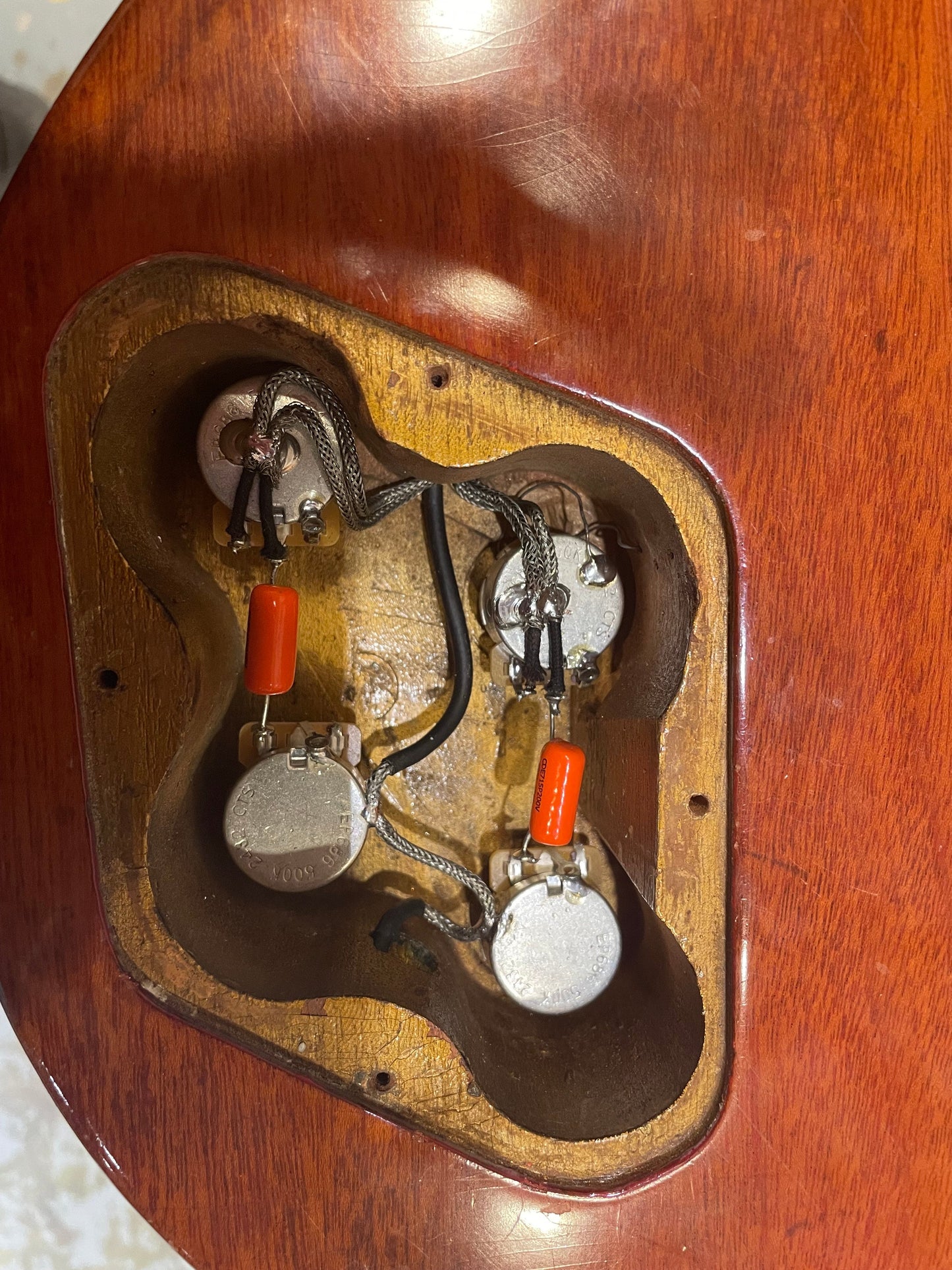 Gibson Les Paul Model Black Refin 1952