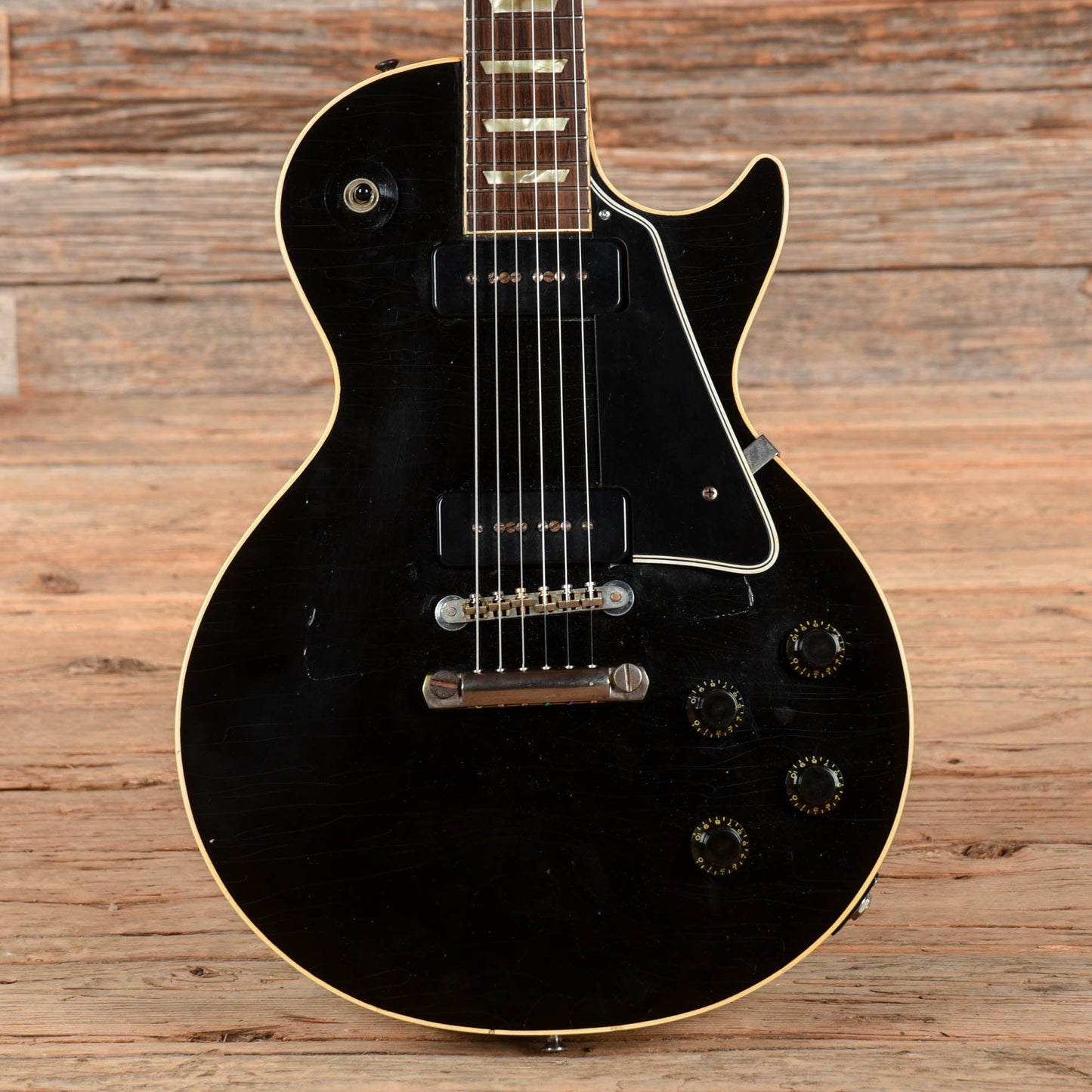 Gibson Les Paul Model Black Refin 1952