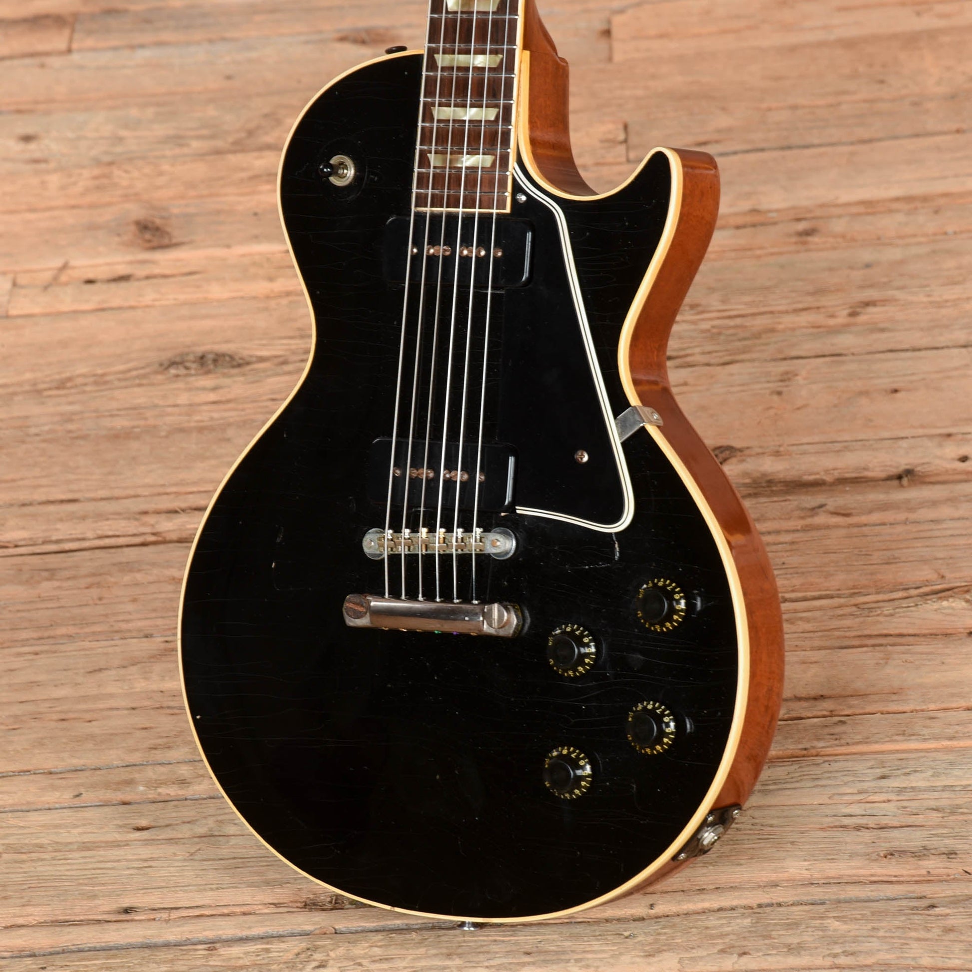 Gibson Les Paul Model Black Refin 1952