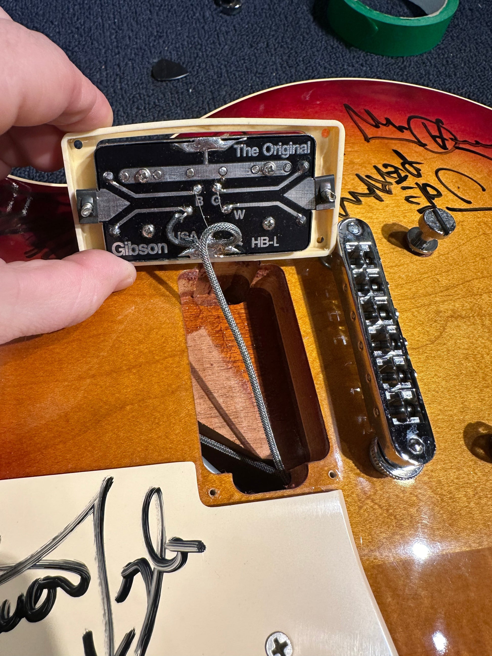 Gibson Les Paul Standard (Signed) Sunburst 1988 LEFTY