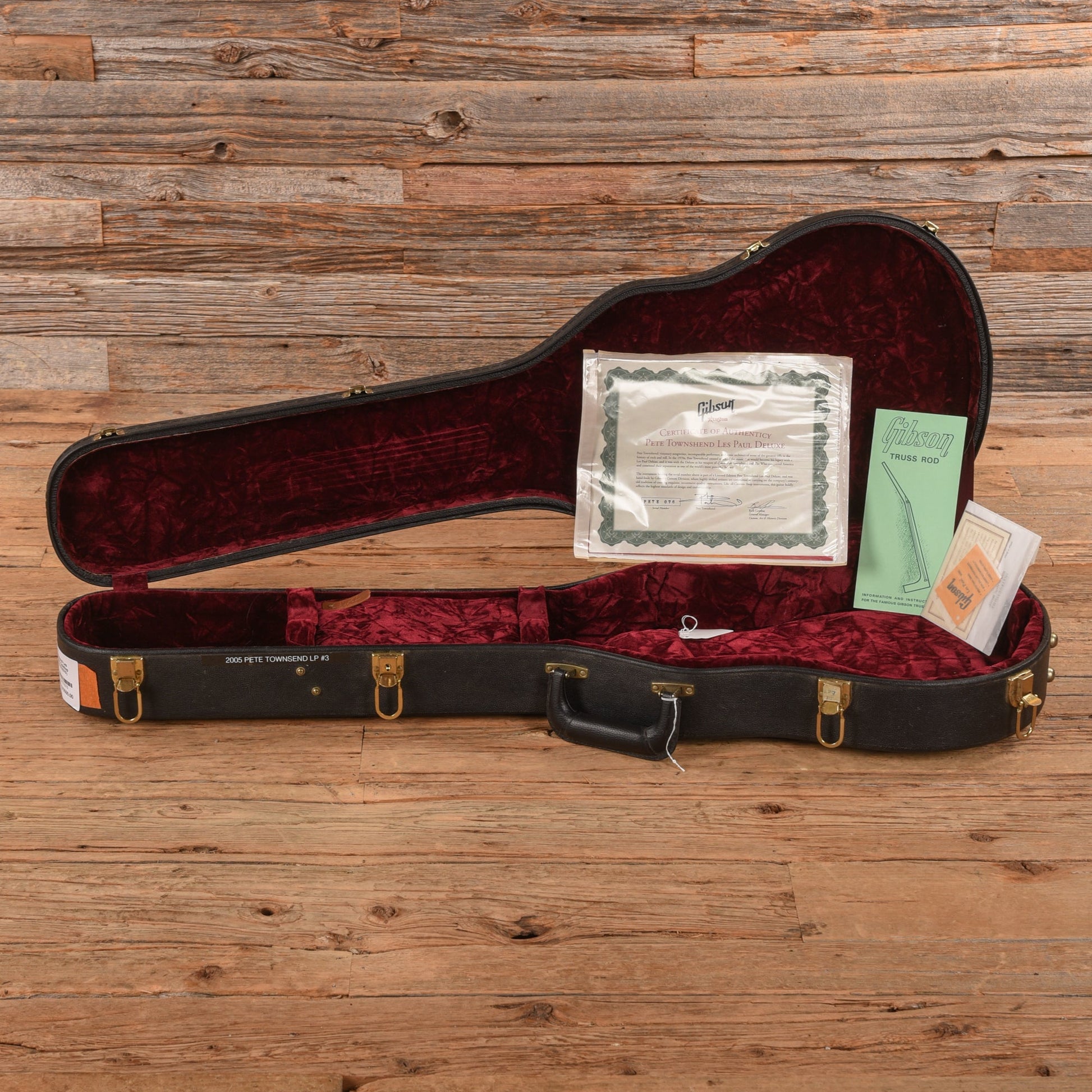 Gibson Pete Townshend Les Paul Deluxe #3 Goldtop 2005