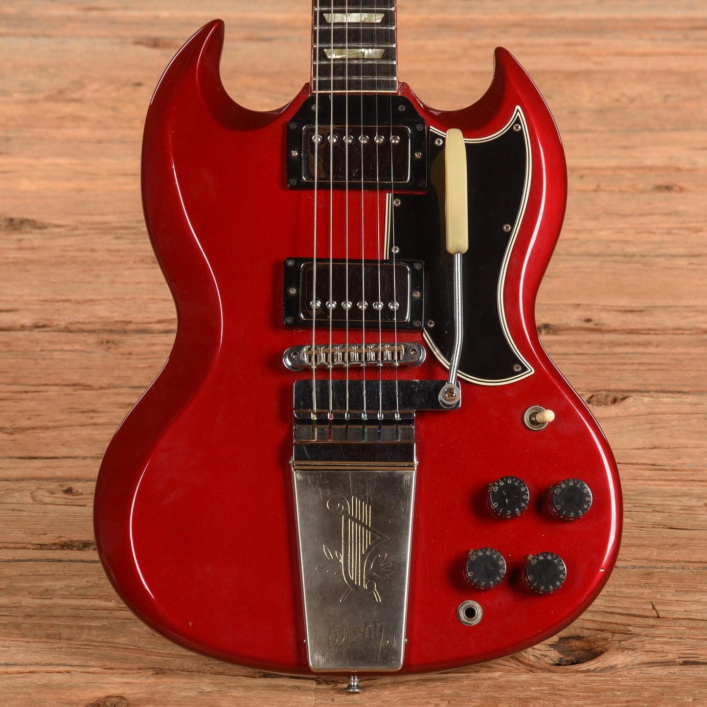 Gibson SG Standard Metallic Red Refin 1966