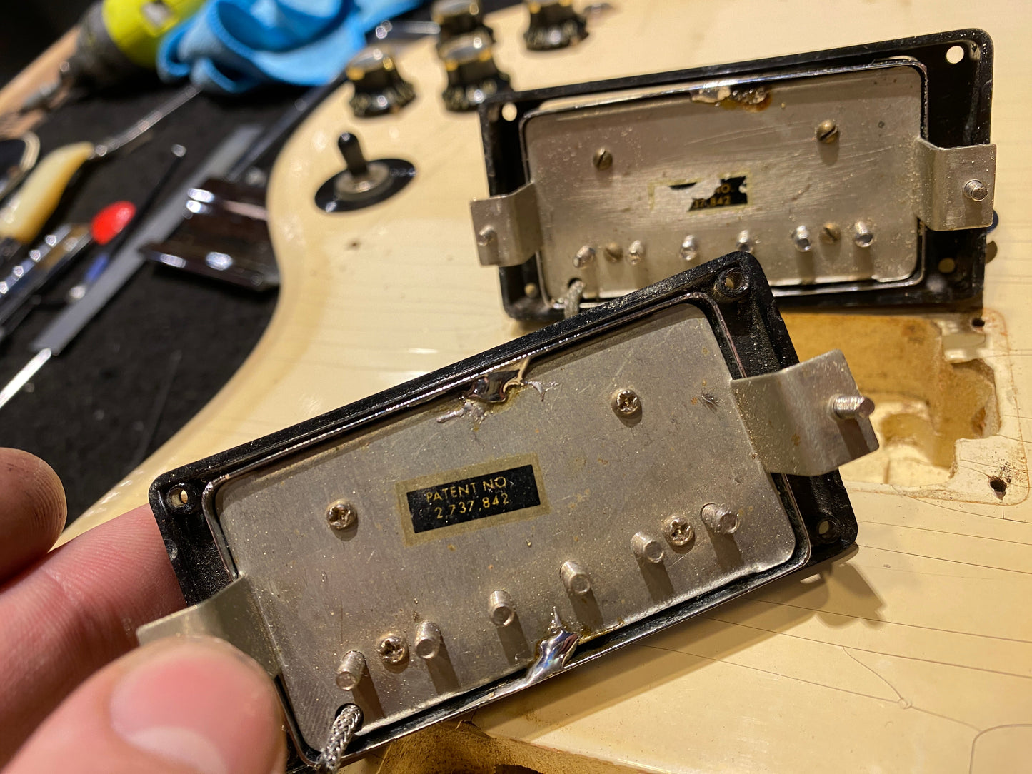 Gibson SG Standard Polaris White 1965