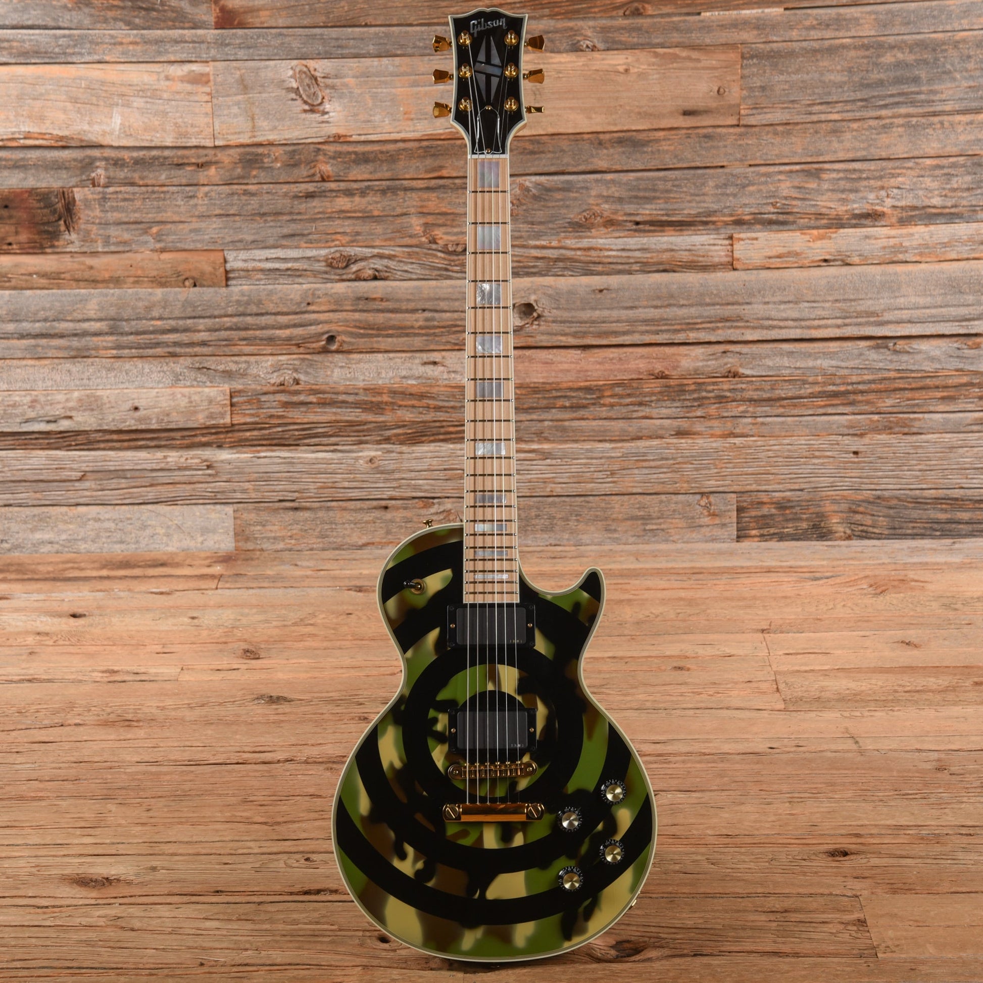 Gibson Zakk Wylde Les Paul Custom Camo Bullseye 2002