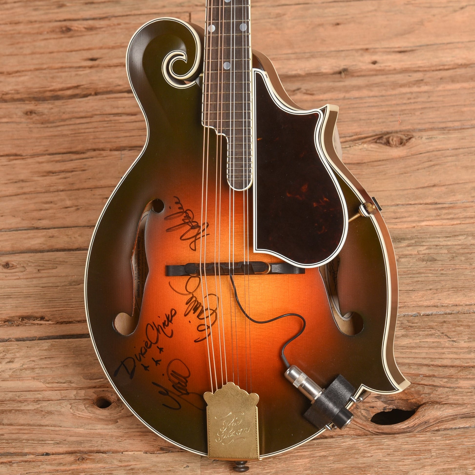 Gibson F5 Mandolin 2000s Signed by Dixie Chicks Sunburst 2000s - Zac Brown