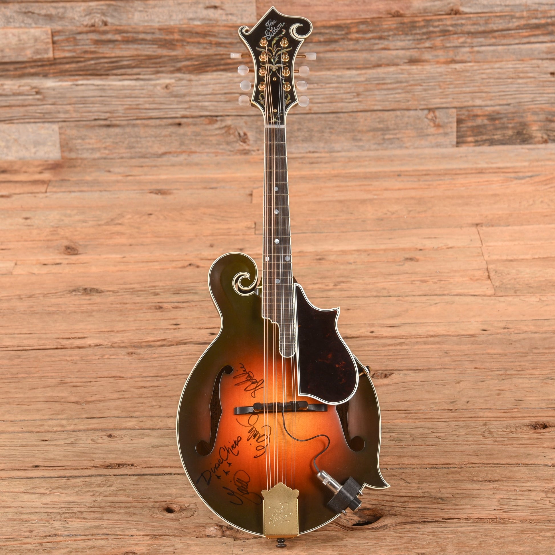 Gibson F5 Mandolin 2000s Signed by Dixie Chicks Sunburst 2000s - Zac Brown