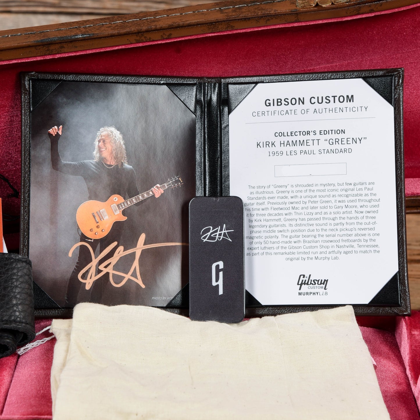 Gibson Kirk Hammett "Greeny" Collector's Edition 1959 Les Paul Standard Reissue Sunburst 2022