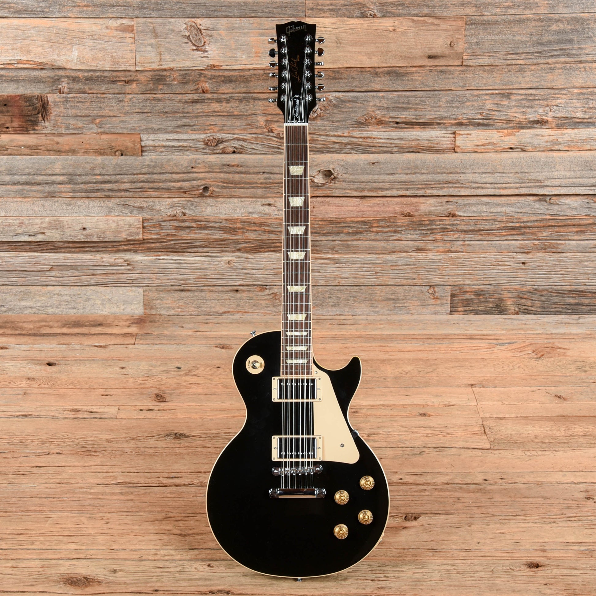 Gibson Les Paul 12 string Black  - Dave Amato of REO Speedwagon