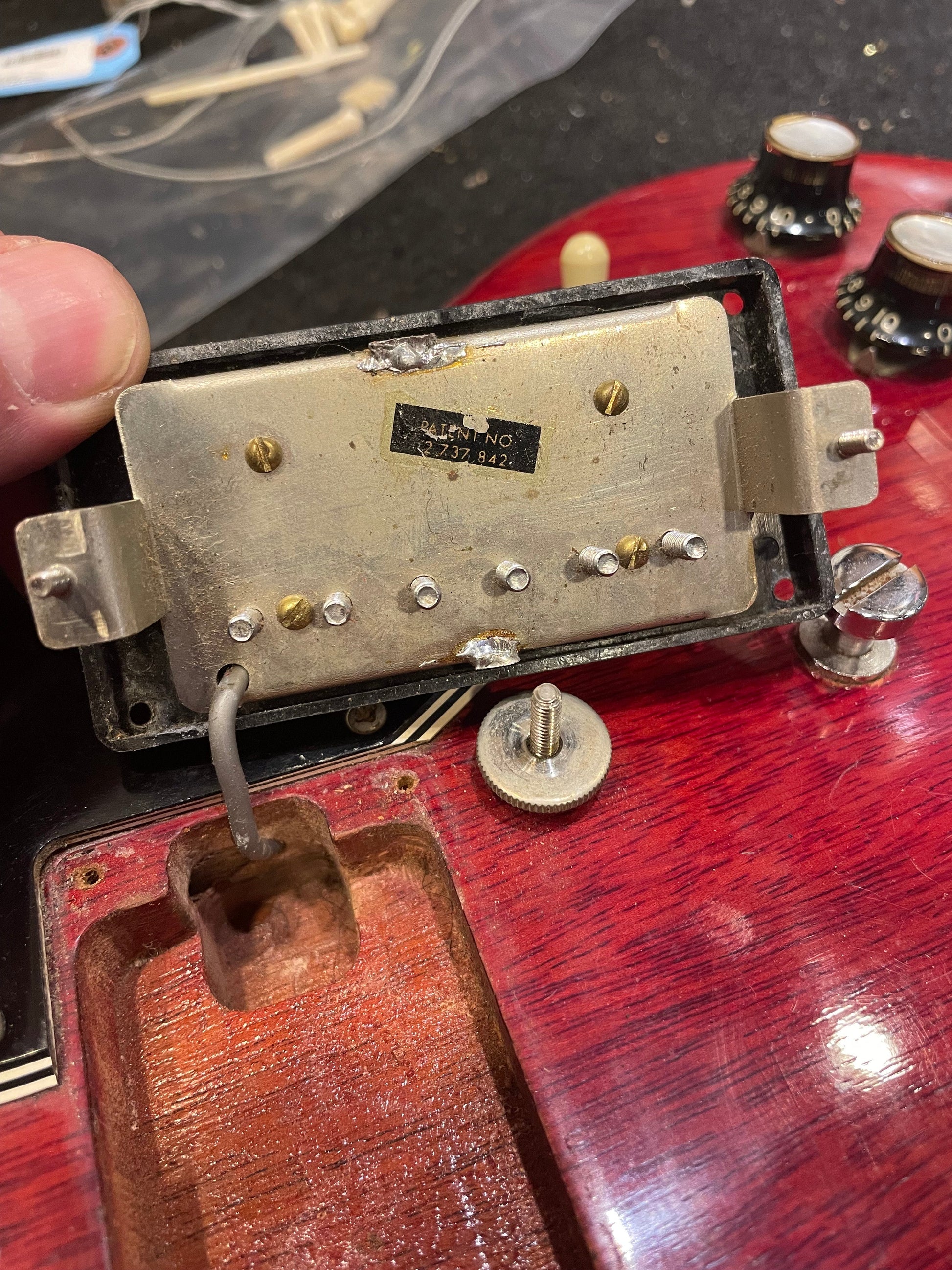 Gibson SG Standard Cherry 1964 - John Oates