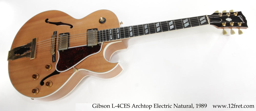 Gibson L-4CES Archtop Electric Natural, 1989  [USED]