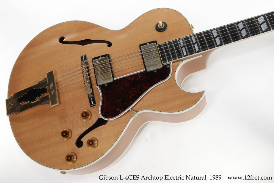Gibson L-4CES Archtop Electric Natural, 1989  [USED]