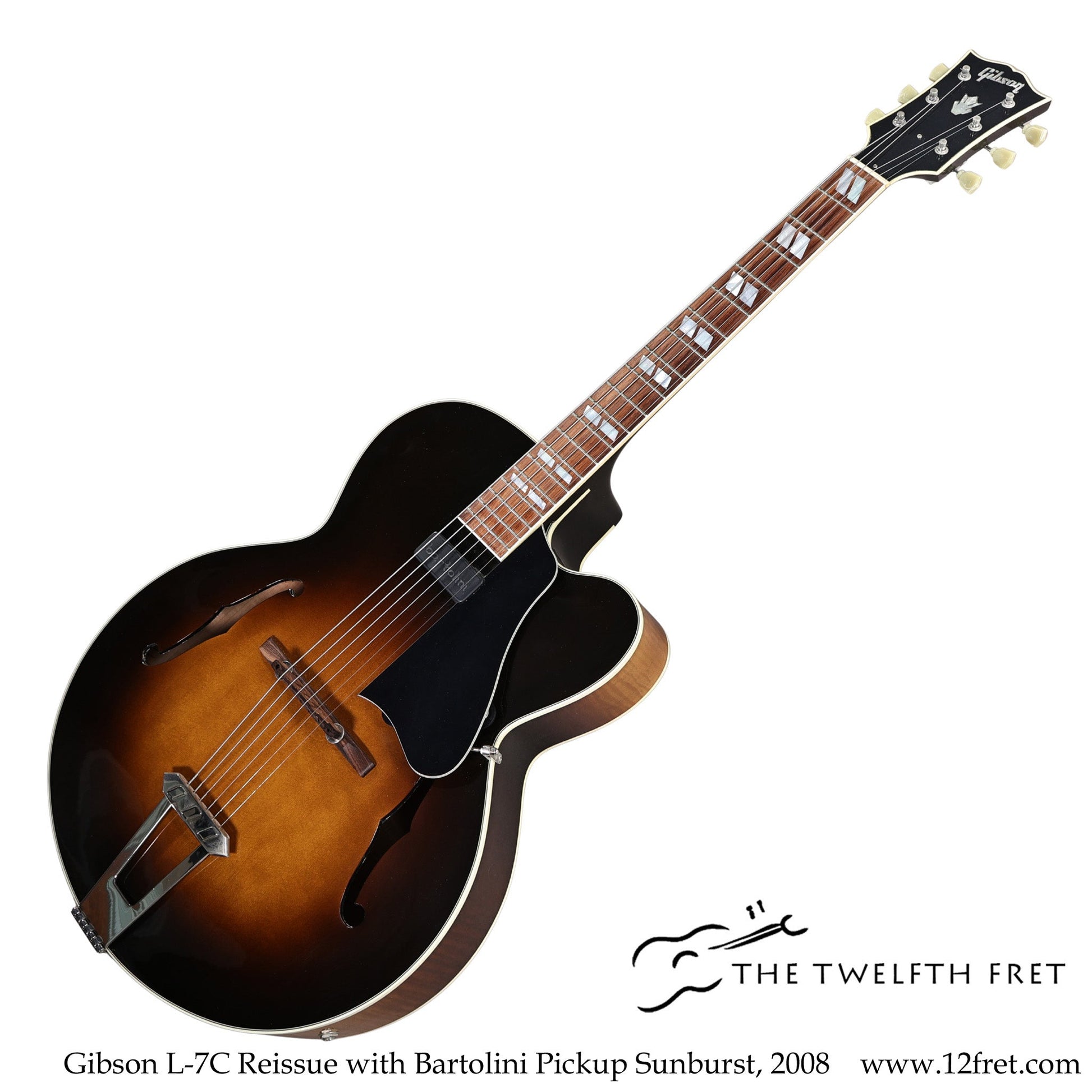 Gibson L-7C Reissue with Bartolini Pickup Sunburst, 2008   [USED]