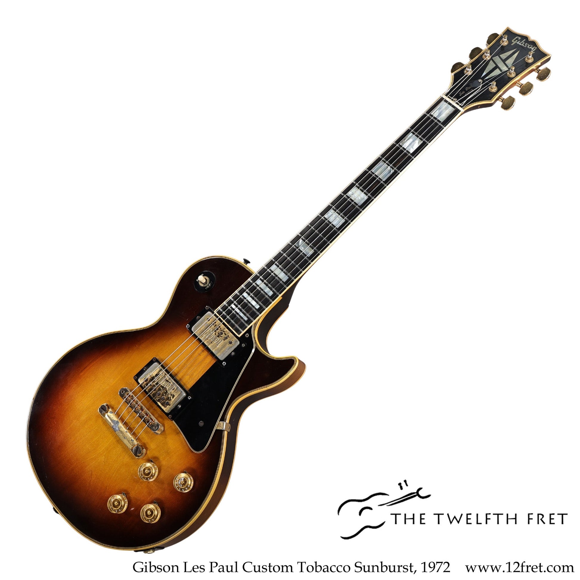 Gibson Les Paul Custom Tobacco Sunburst Electric Guitar, 1972  [USED]