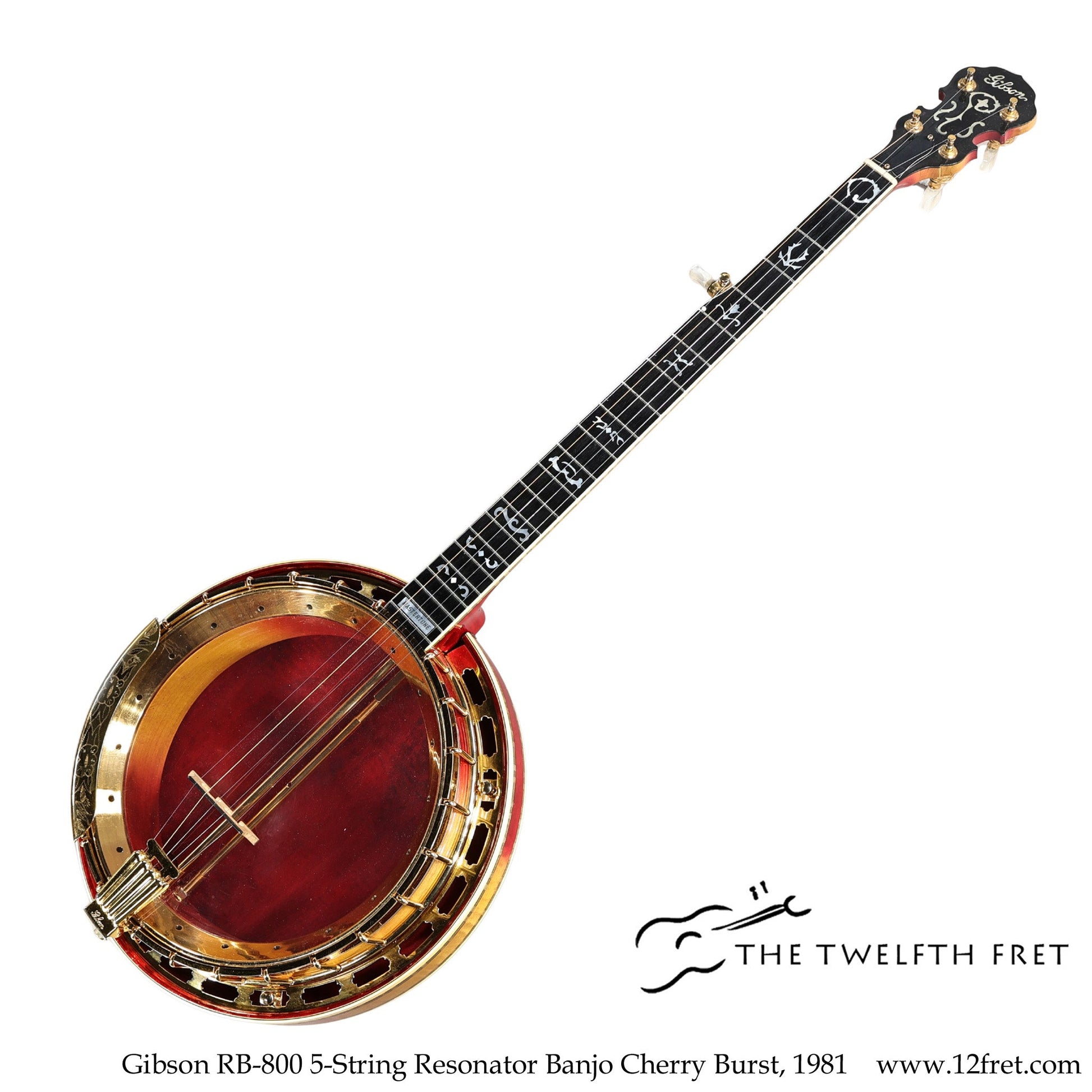 Gibson RB-800 5-String Resonator Banjo Cherry Burst, 1981  [USED]