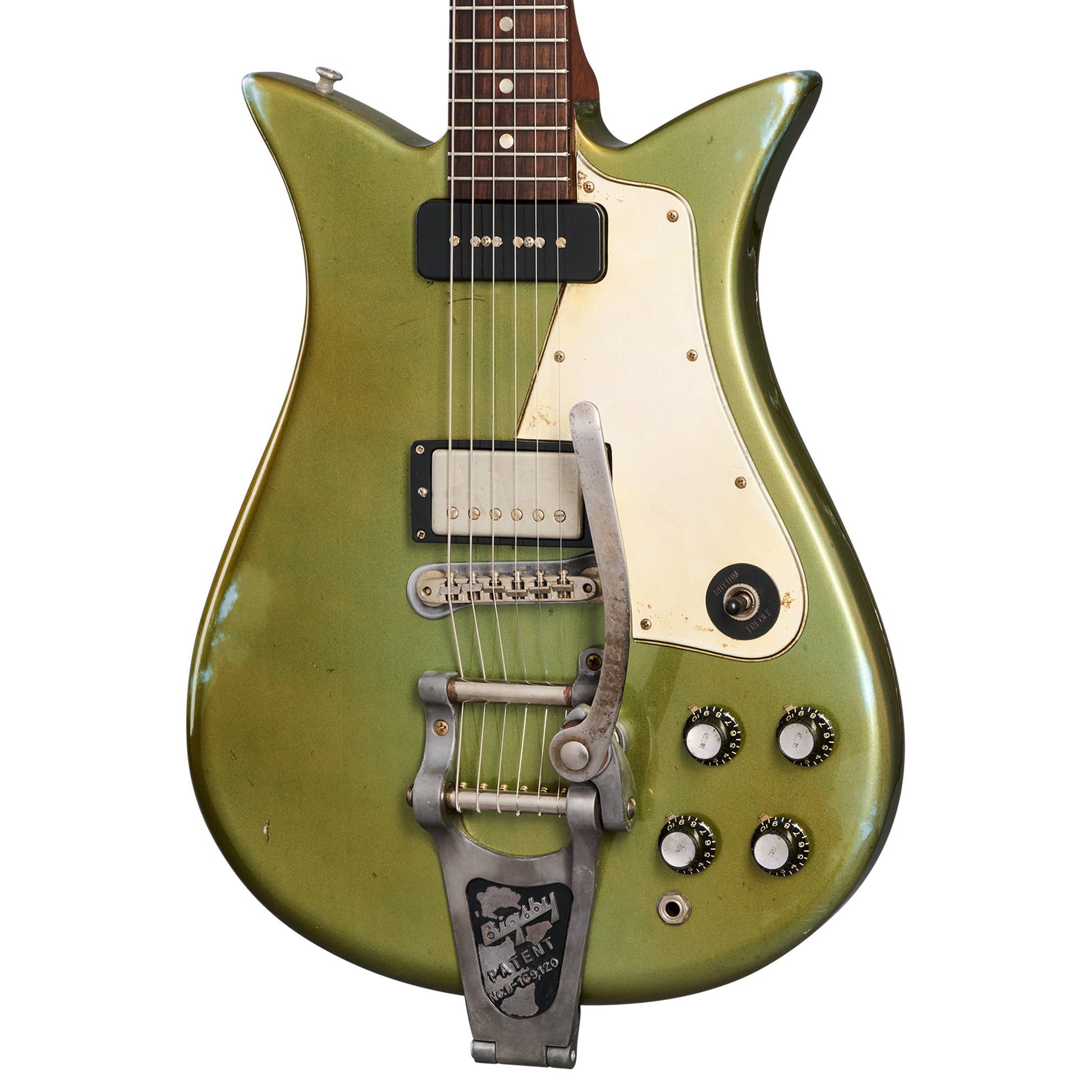 Gibson Custom Leo Scala Theodore Retroliner – Gold Mist Absinthe, Gold-Mist-Absinthe