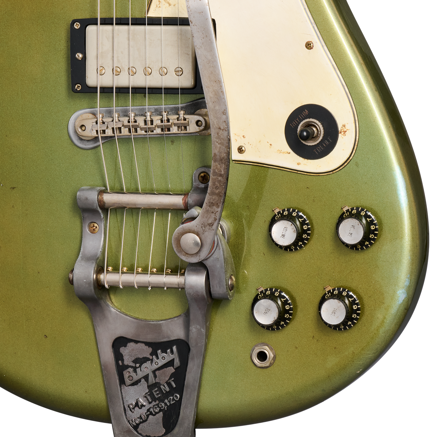 Gibson Custom Leo Scala Theodore Retroliner – Gold Mist Absinthe, Gold-Mist-Absinthe
