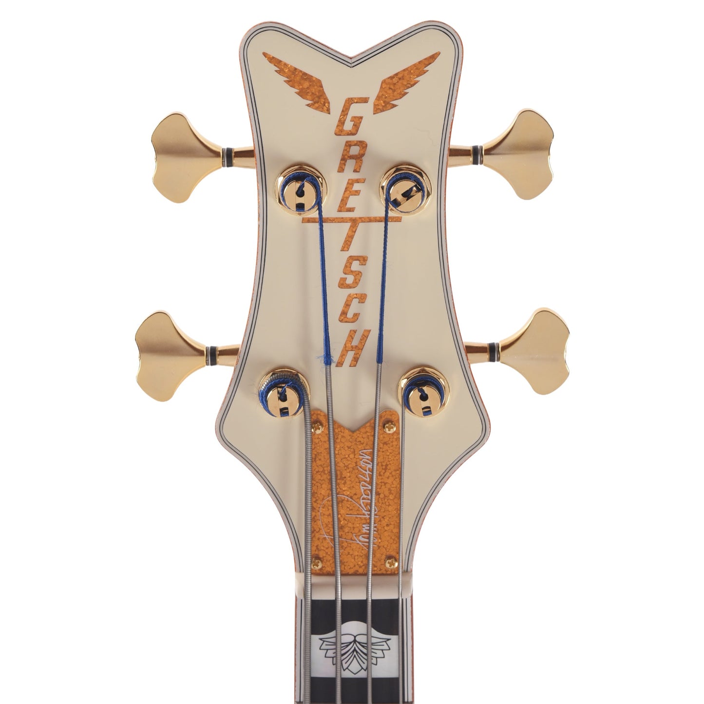 Gretsch G6136B-TP Tom Petersson Signature Falcon 4-String Bass Aged White Lacquer