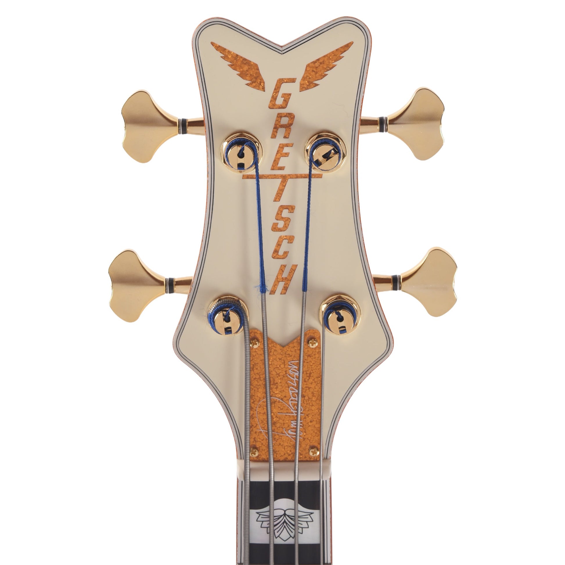 Gretsch G6136B-TP Tom Petersson Signature Falcon 4-String Bass Aged White Lacquer