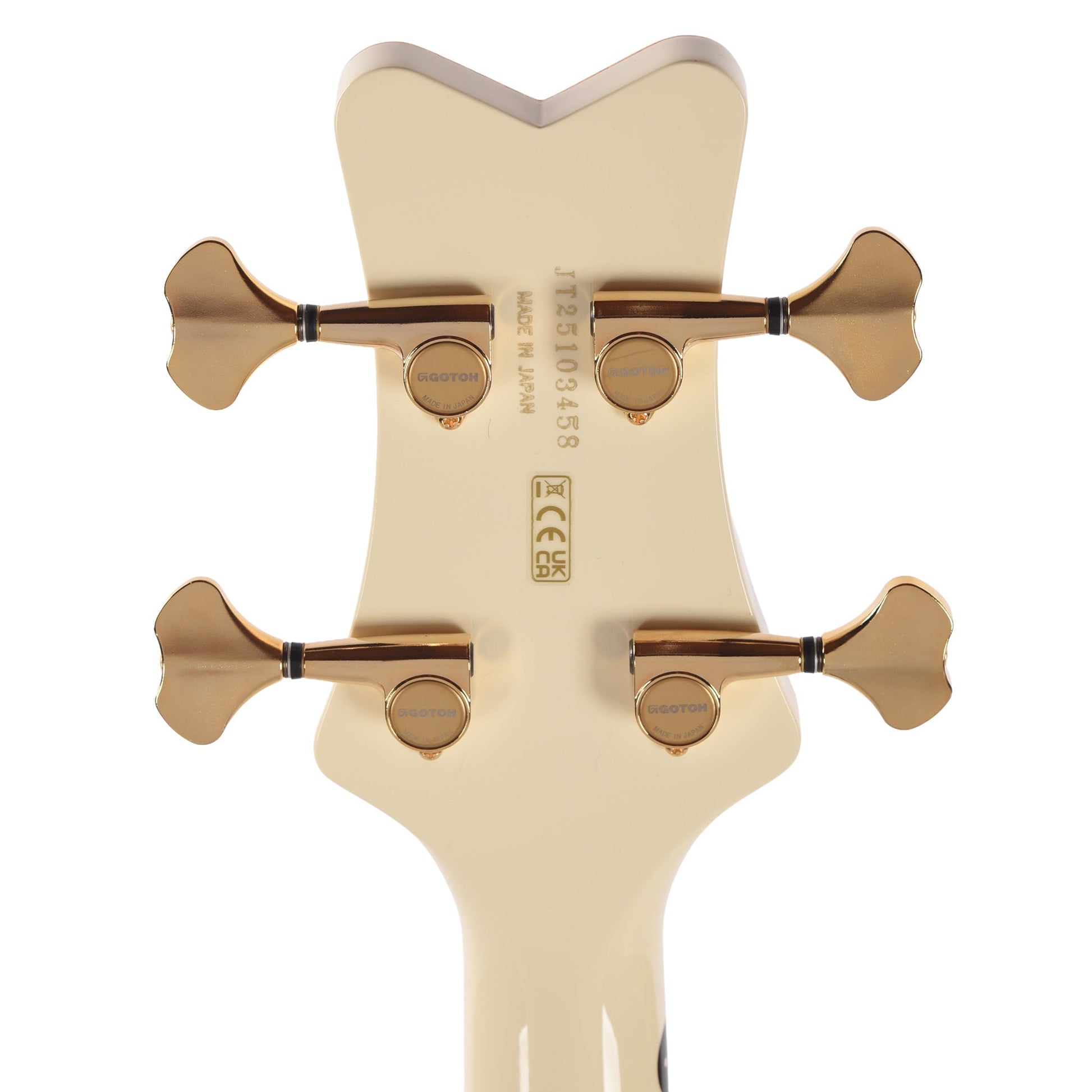 Gretsch G6136B-TP Tom Petersson Signature Falcon 4-String Bass Aged White Lacquer