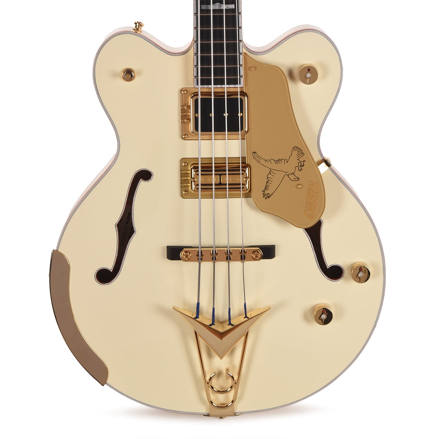 Gretsch G6136B-TP Tom Petersson Signature Falcon 4-String Bass Aged White Lacquer