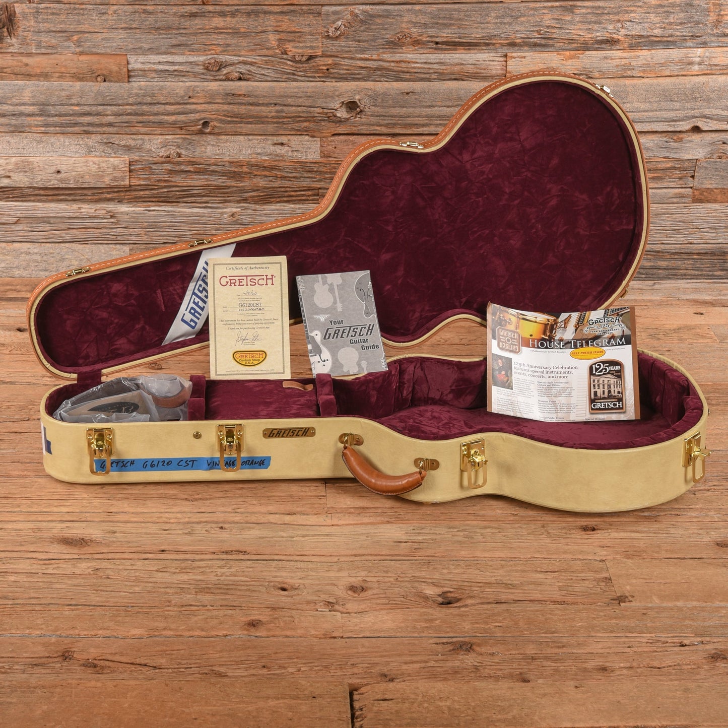 Gretsch Custom Shop G6120CST Nashville Relic Master Built by Stephen Stern Orange 2020
