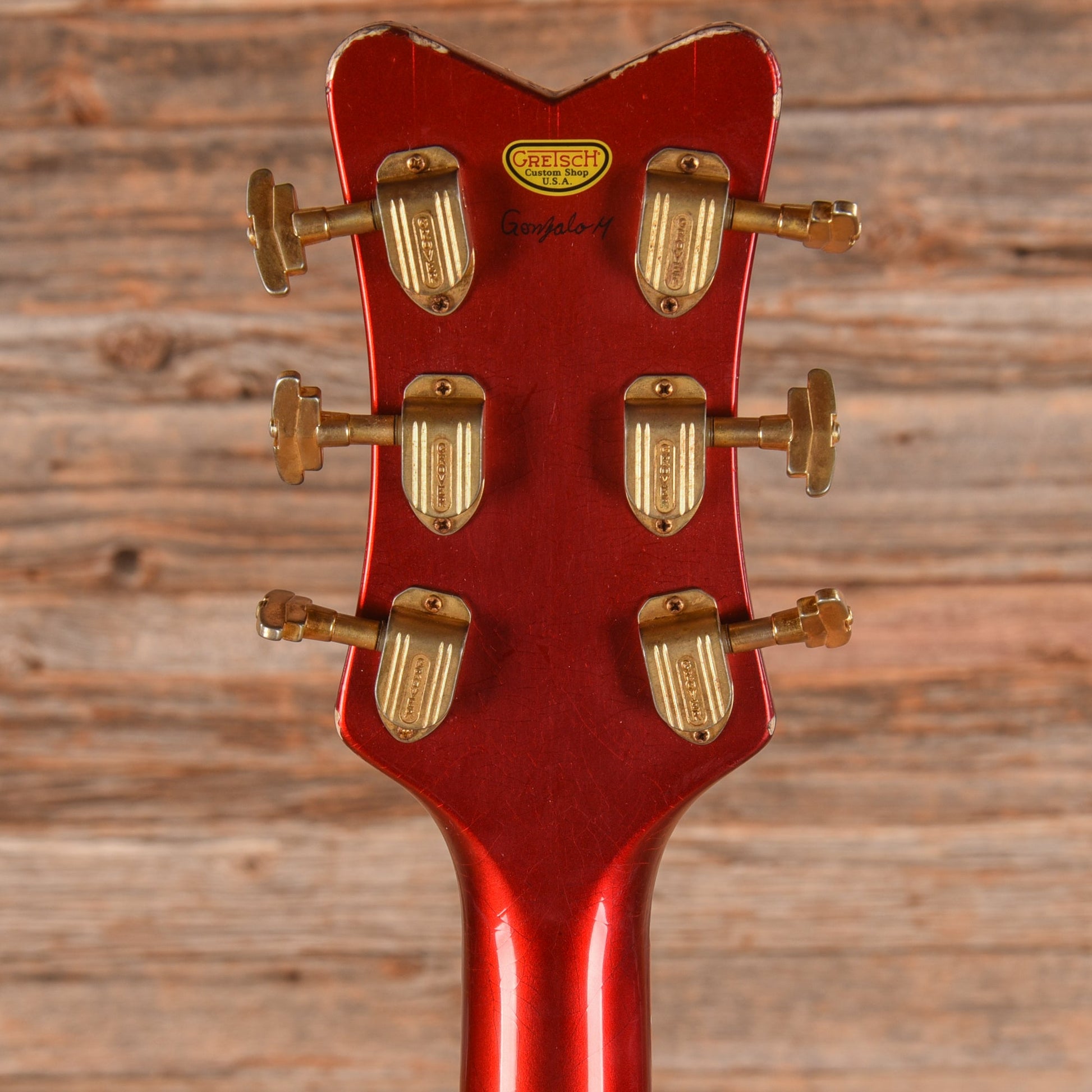 Gretsch Custom Shop G6136-55 Paisley Falcon Relic Master Built by Gonzalo Madrigal Candy Apple Burst 2025