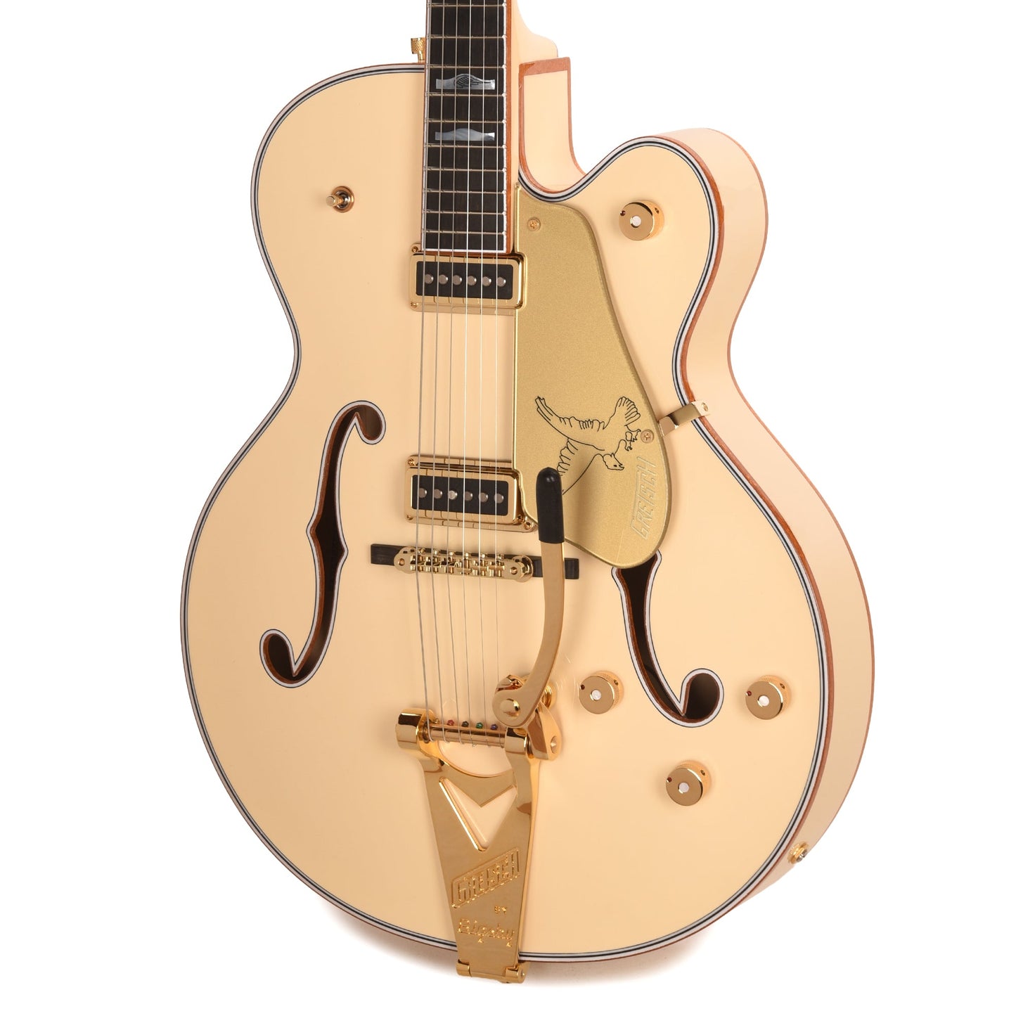 Gretsch Custom Shop G6136-55 White Falcon NOS Super Aged White Master Built by Chad Henrichsen