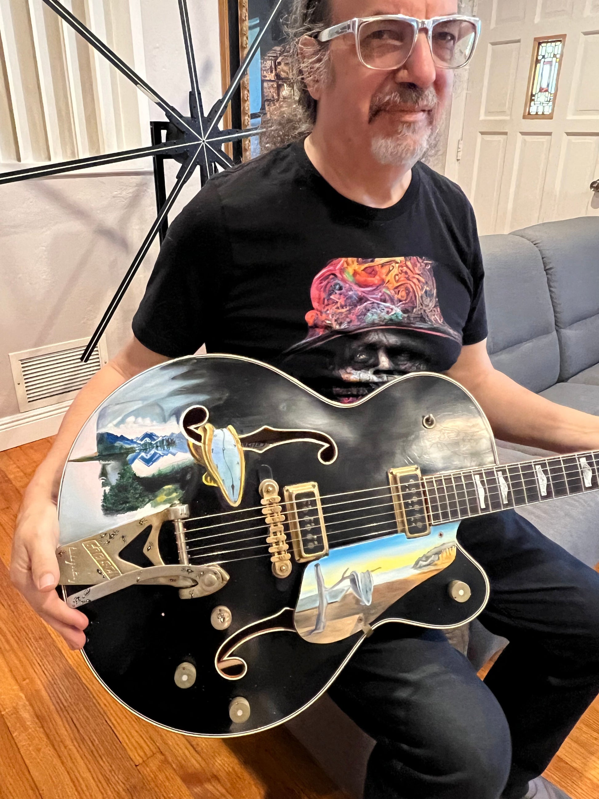 Gretsch Custom Shop Stephen Stern Masterbuilt G-6136-CST Custom Painted by Louis Markoya Protegé to Salvador Dali 2014 - Zac Brown