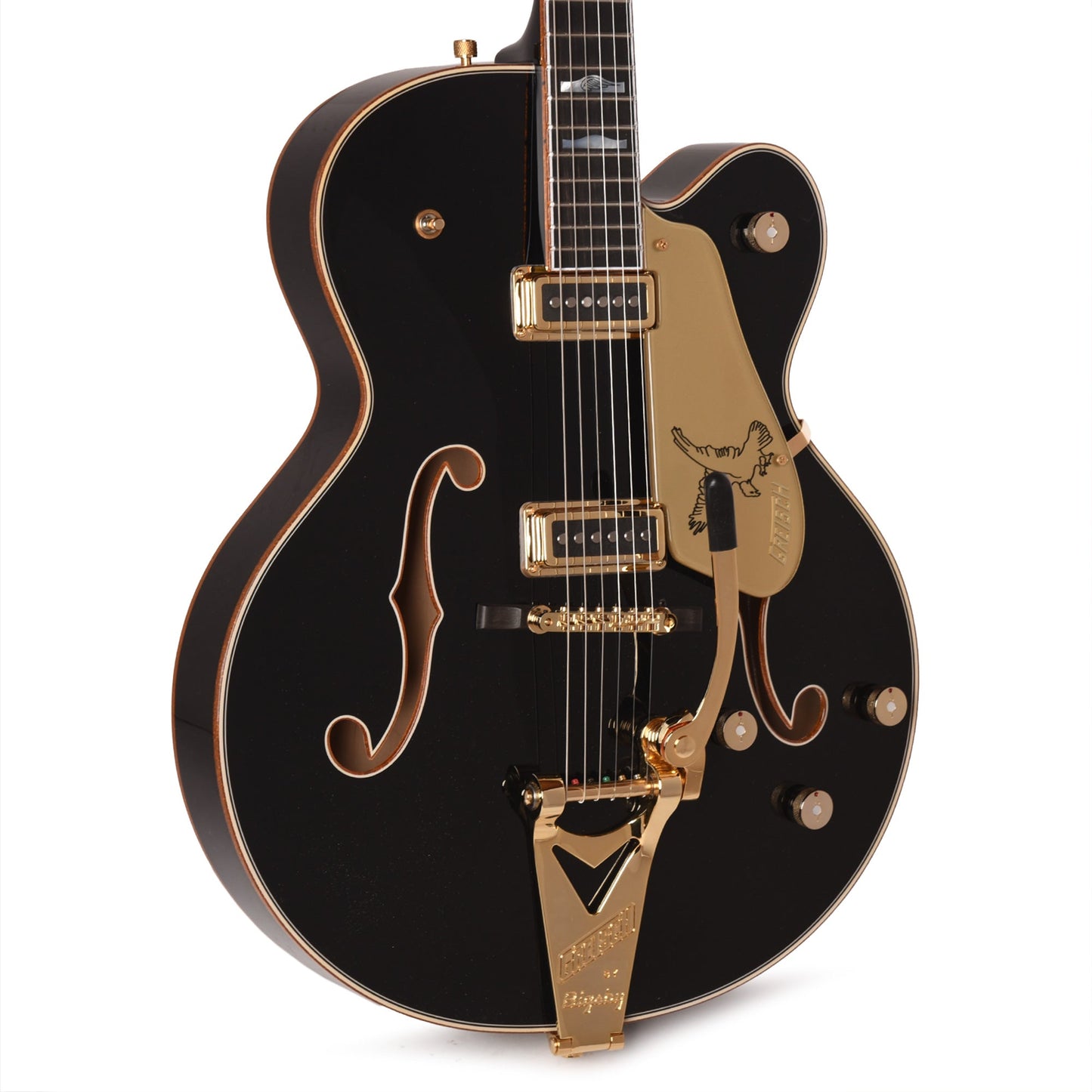 Gretsch Custom Shop G6136-55 Black Falcon NOS Aged Black Master Built by Gonzalo Madrigal