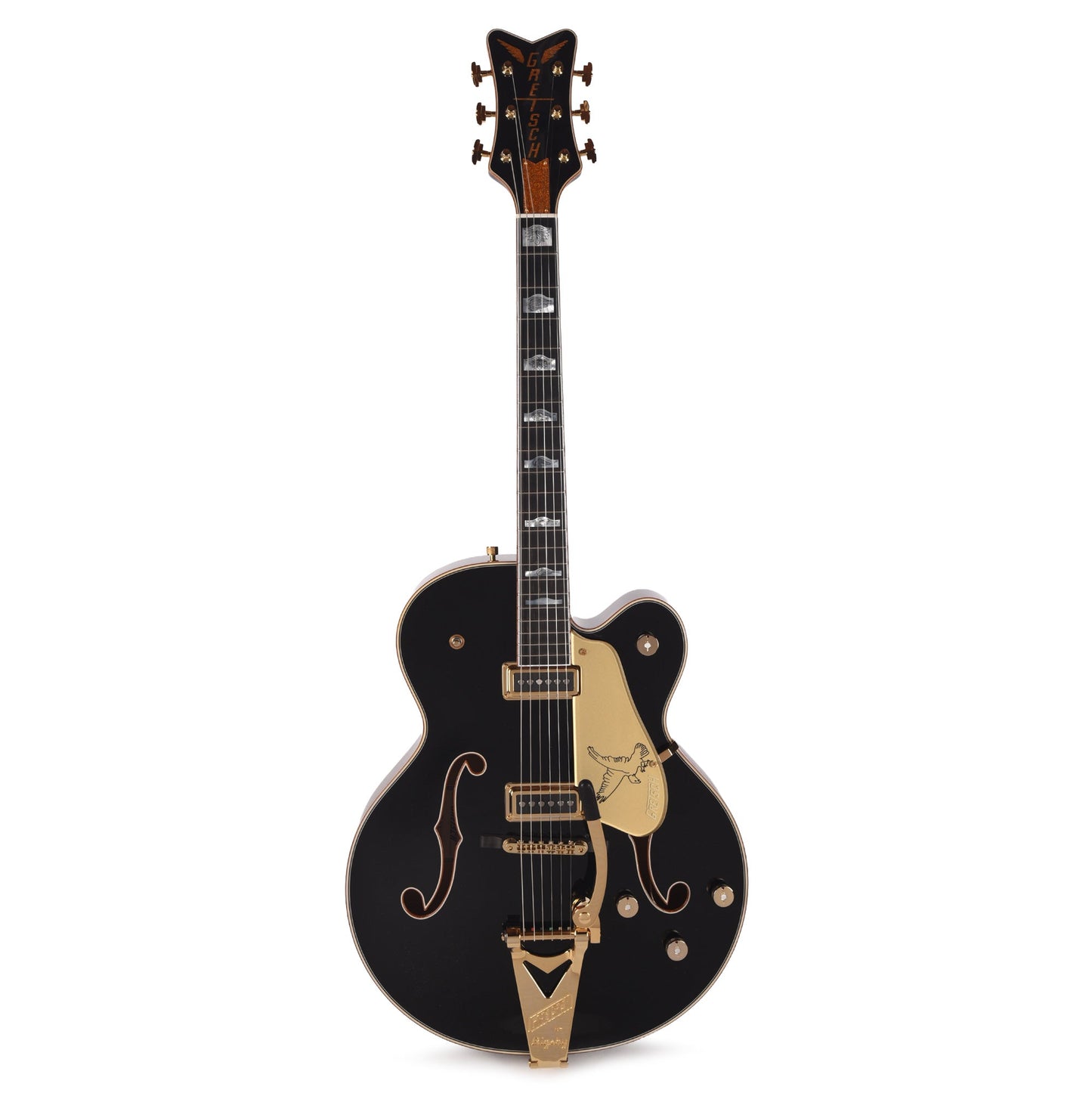 Gretsch Custom Shop G6136-55 Black Falcon NOS Aged Black Master Built by Gonzalo Madrigal