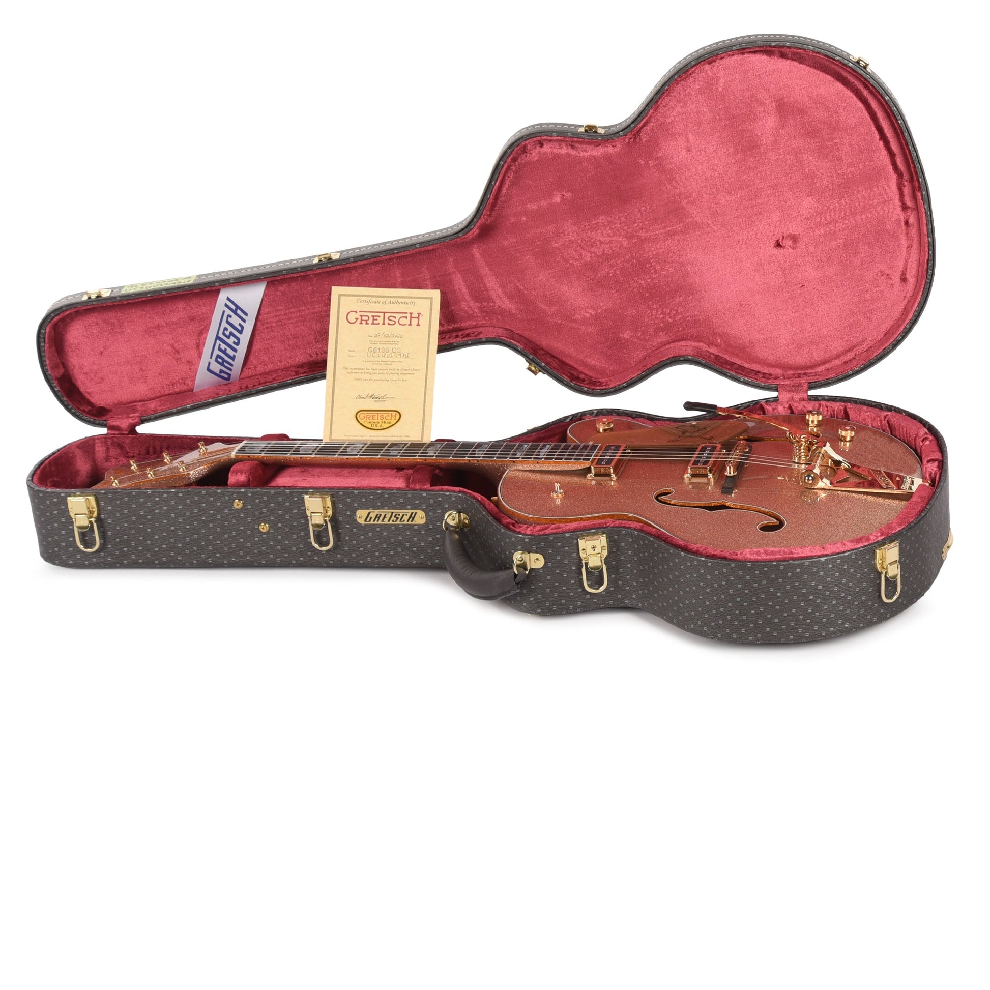 Gretsch Custom Shop G6136-55 Falcon NOS Aged Champagne Sparkle Master Built by Chad Henrichsen