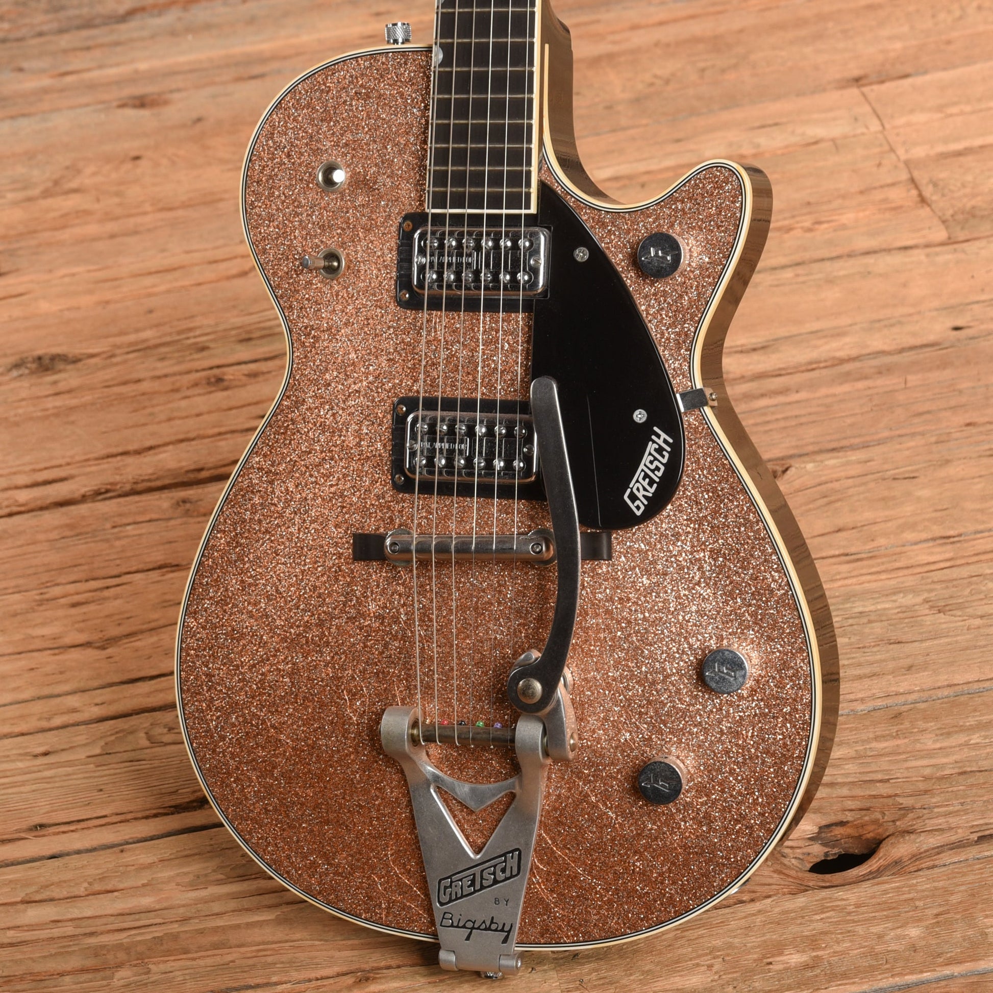 Gretsch Custom Shop G6128 1959 Duo Jet Relic Champagne Sparkle 2013