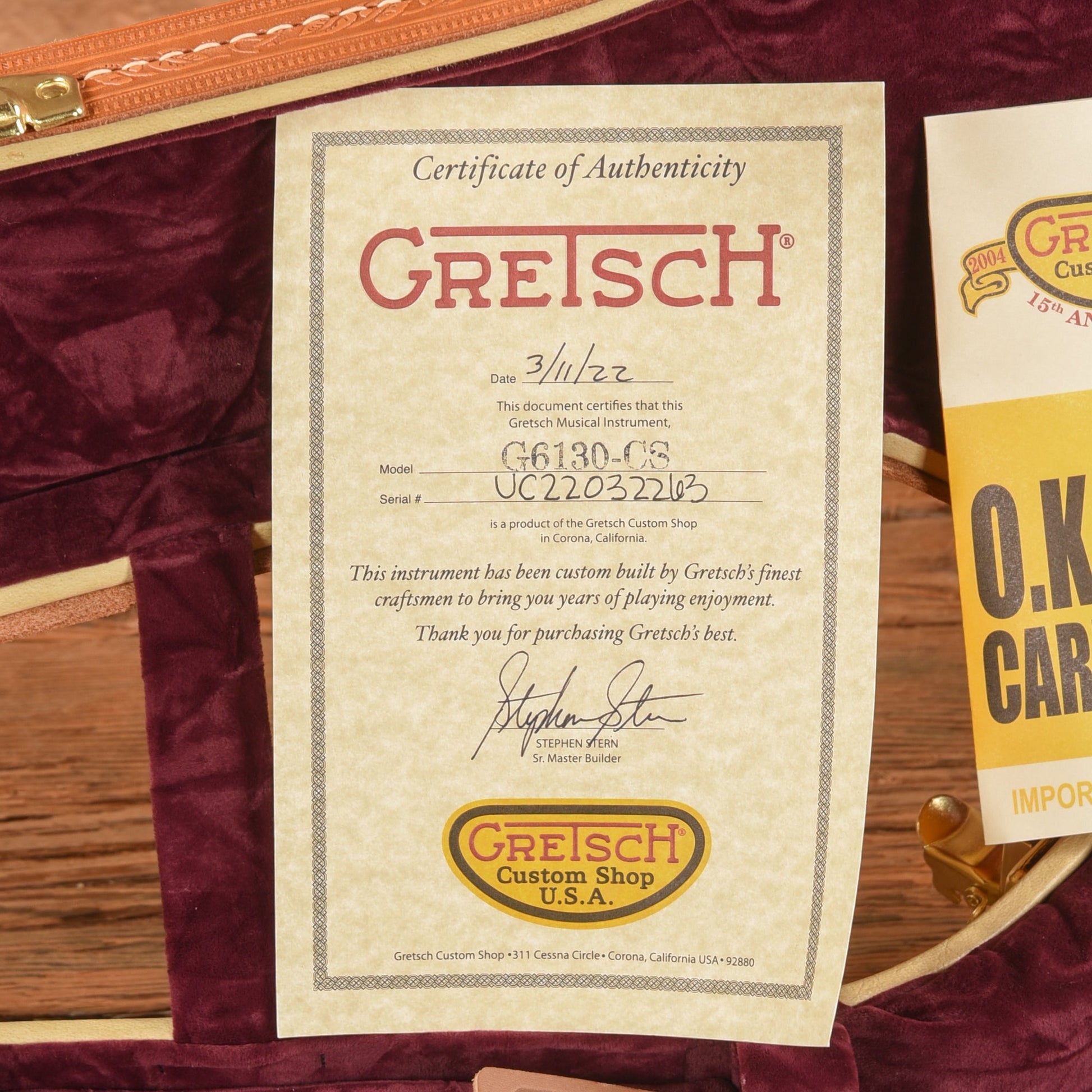 Gretsch Custom Shop G6130 Round-Up NOS Natural 2022