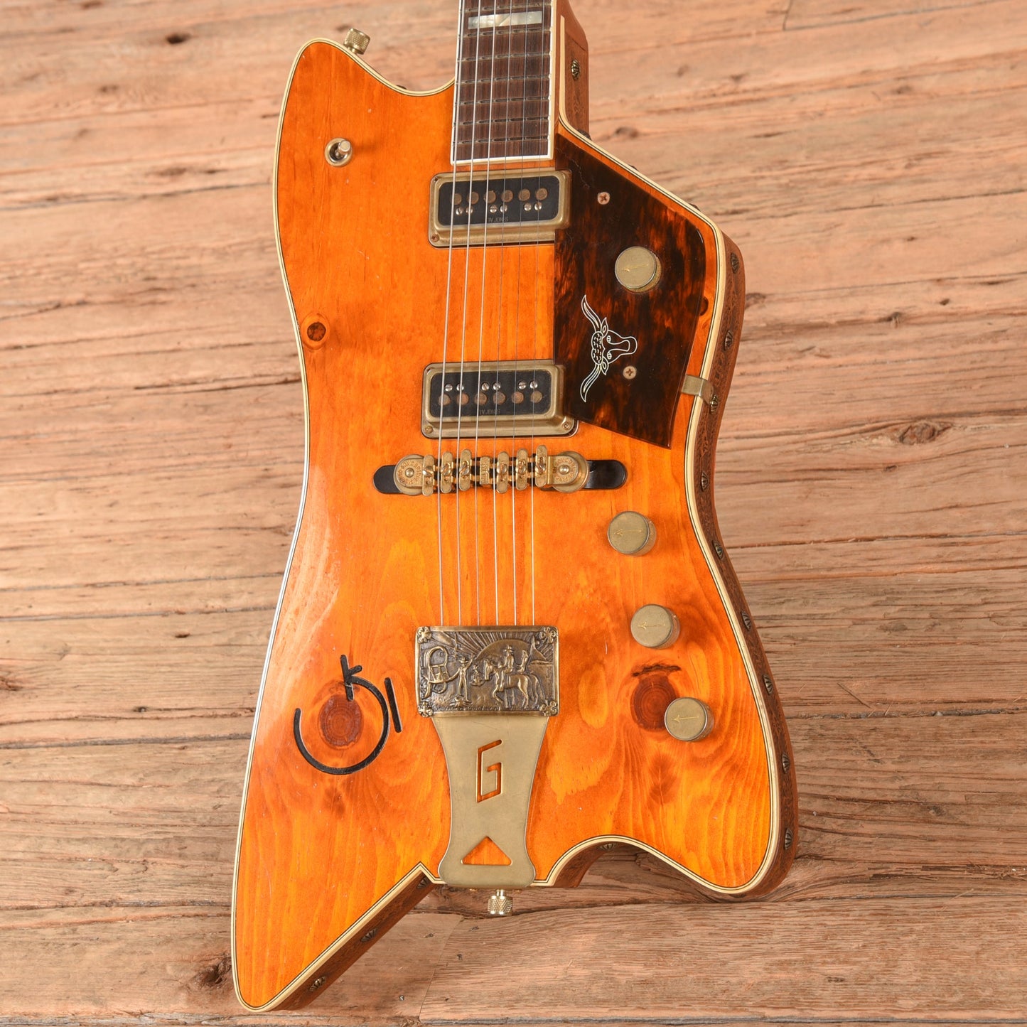Gretsch Custom Shop Stephen Stern Masterbuilt Caddy Bo Roundup Orange Pine 2022 - Zac Brown