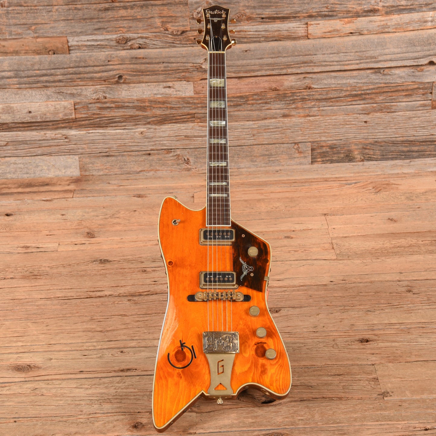 Gretsch Custom Shop Stephen Stern Masterbuilt Caddy Bo Roundup Orange Pine 2022 - Zac Brown