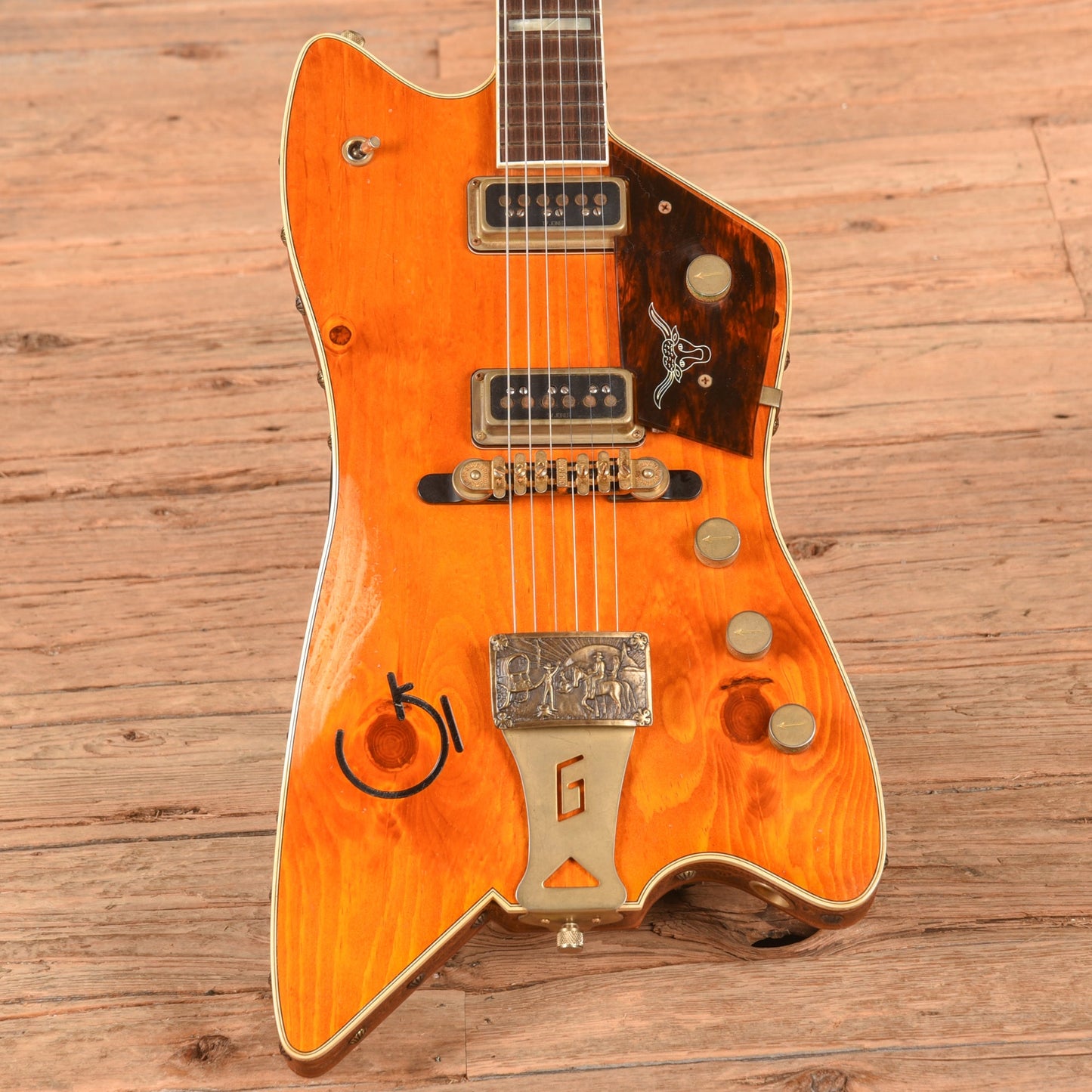 Gretsch Custom Shop Stephen Stern Masterbuilt Caddy Bo Roundup Orange Pine 2022 - Zac Brown