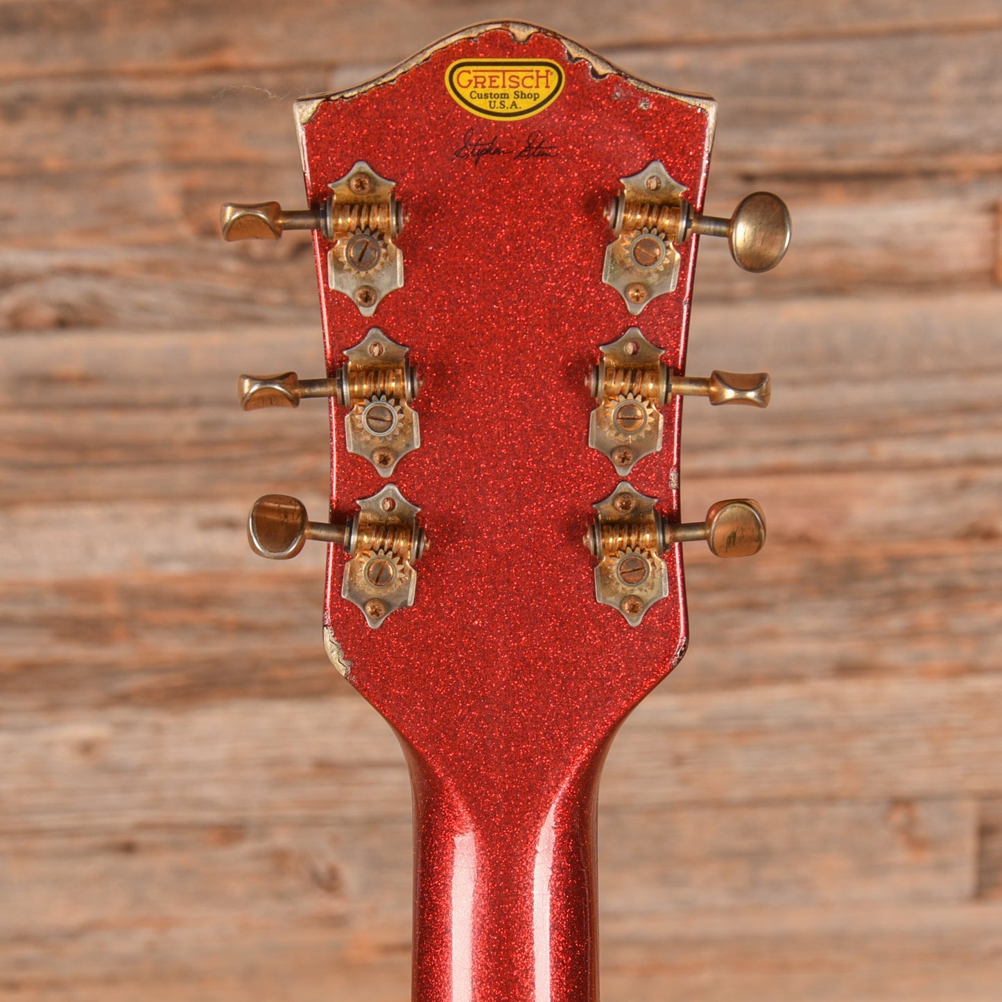 Gretsch Custom Shop Stephen Stern Masterbuilt G6120-CST Red Sparkle Over Sunburst 2021 - Zac Brown