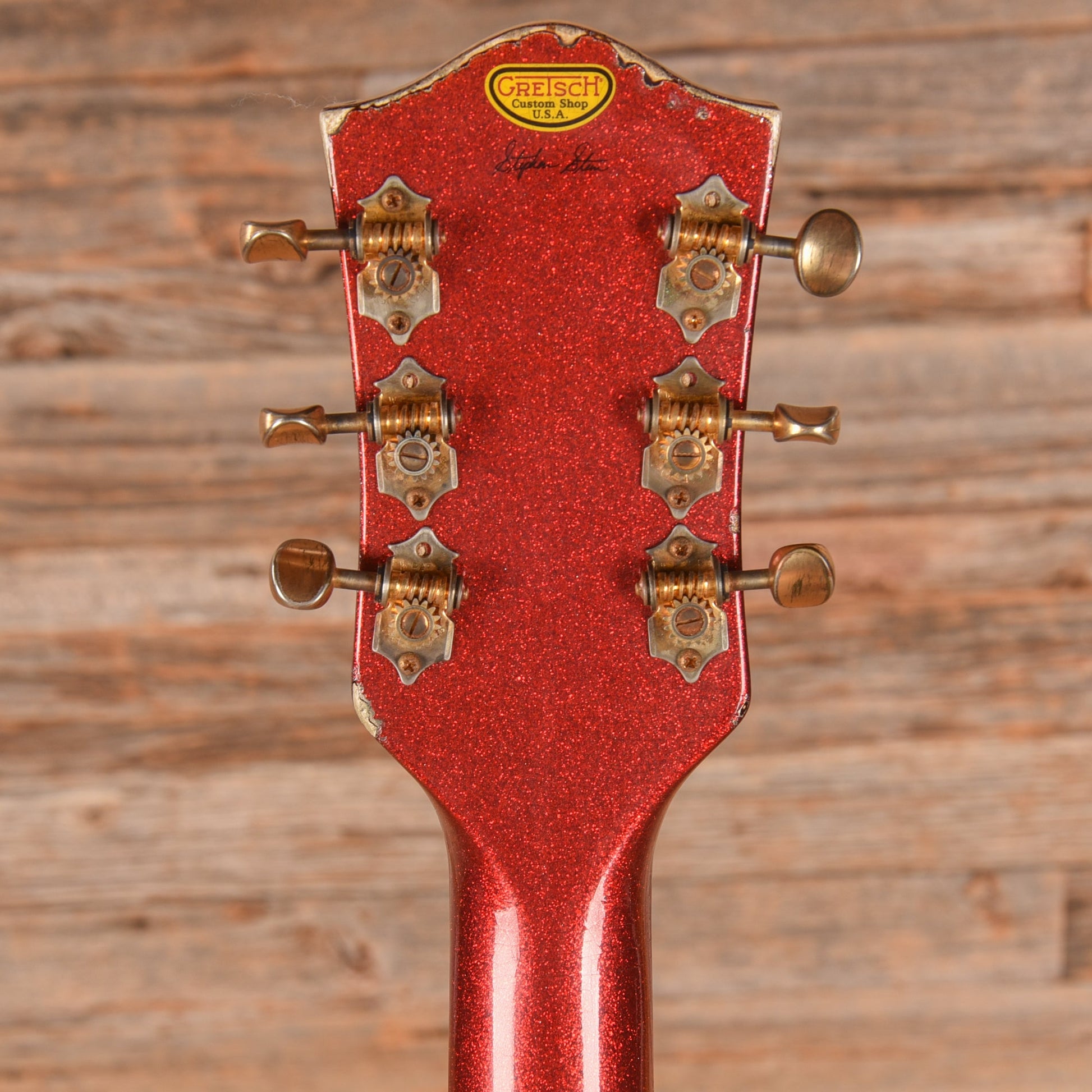Gretsch Custom Shop Stephen Stern Masterbuilt G6120-CST Red Sparkle Over Sunburst 2021 - Zac Brown
