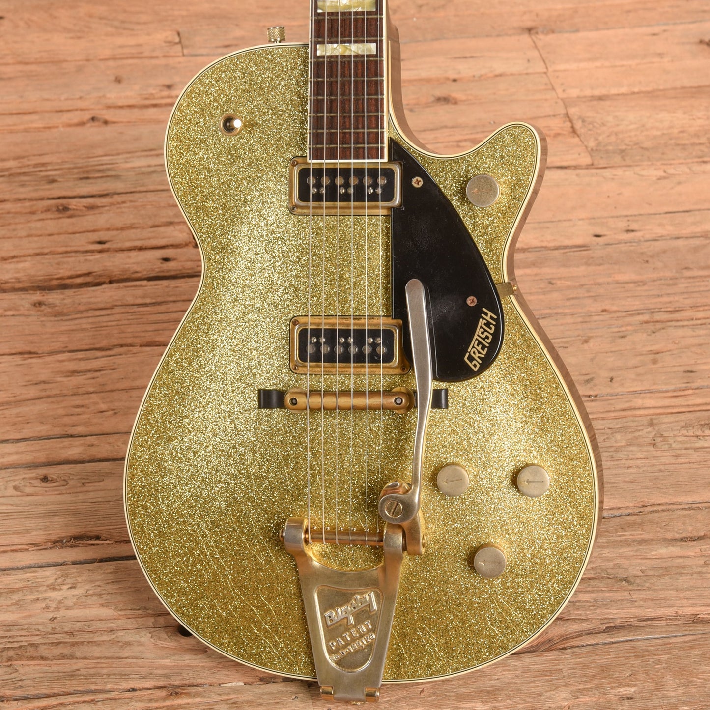 Gretsch Custom Shop Stephen Stern Masterbuilt G6128-CS Duo Jet Gold Sparkle 2014 - Zac Brown