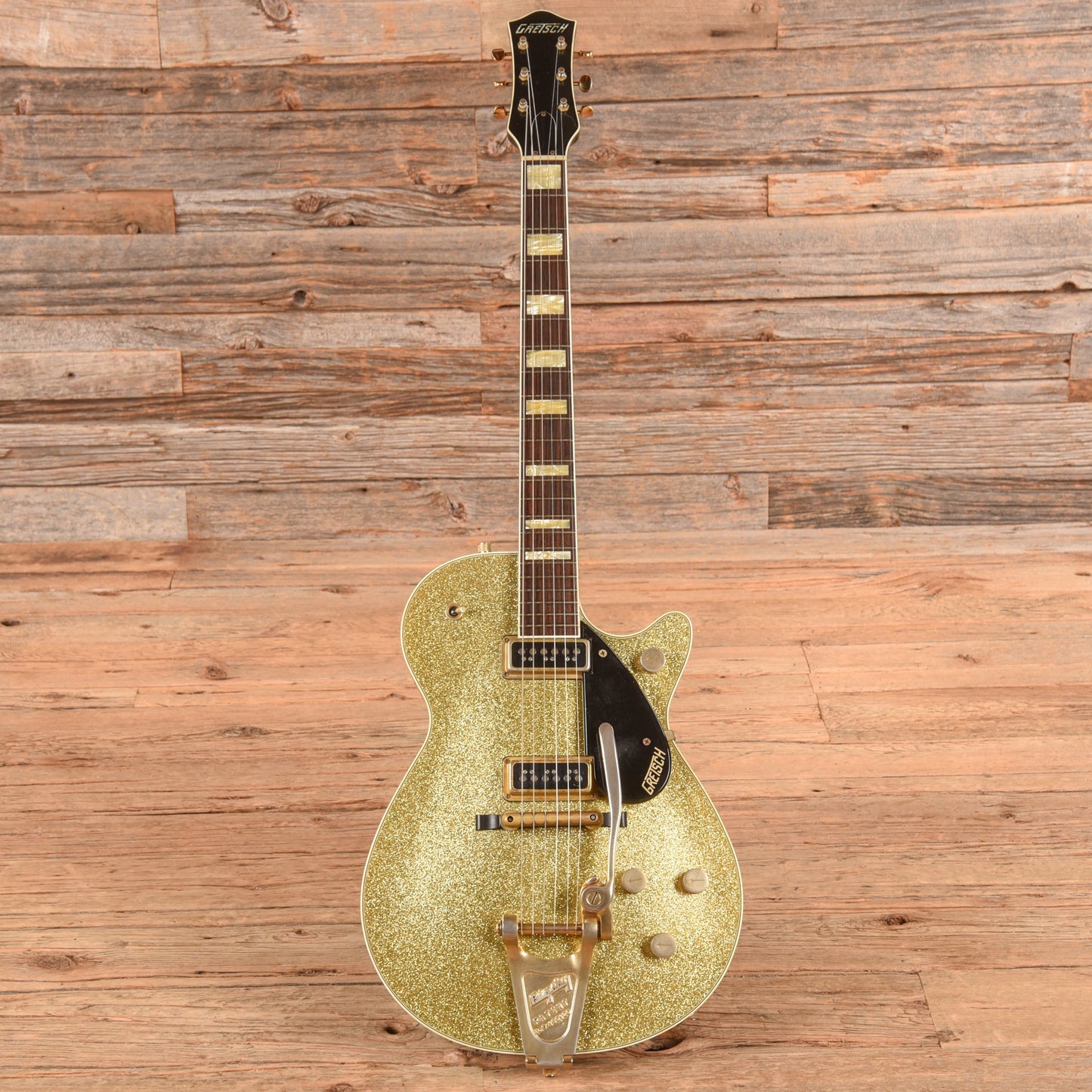 Gretsch Custom Shop Stephen Stern Masterbuilt G6128-CS Duo Jet Gold Sparkle 2014 - Zac Brown