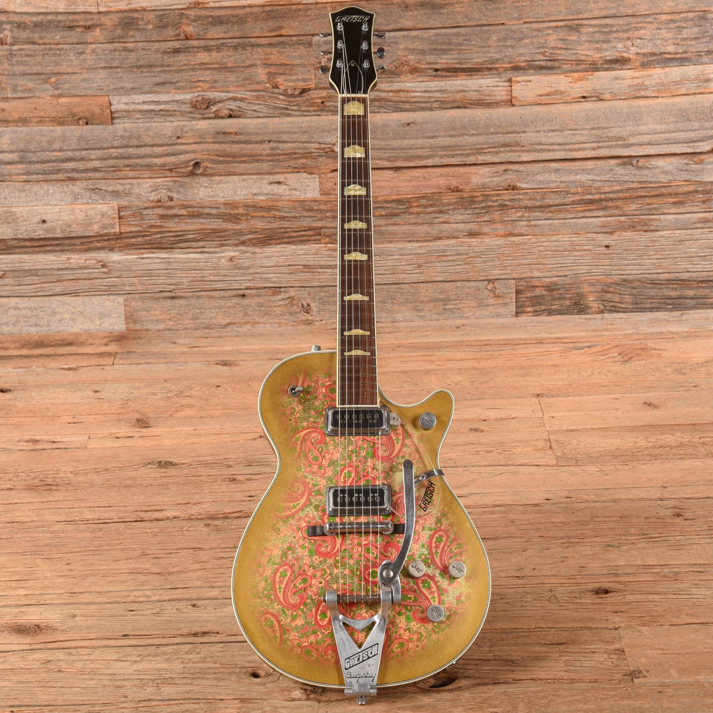 Gretsch Custom Shop Stephen Stern Masterbuilt G6128 Custom Shop Gold Paisley 2018 - Zac Brown