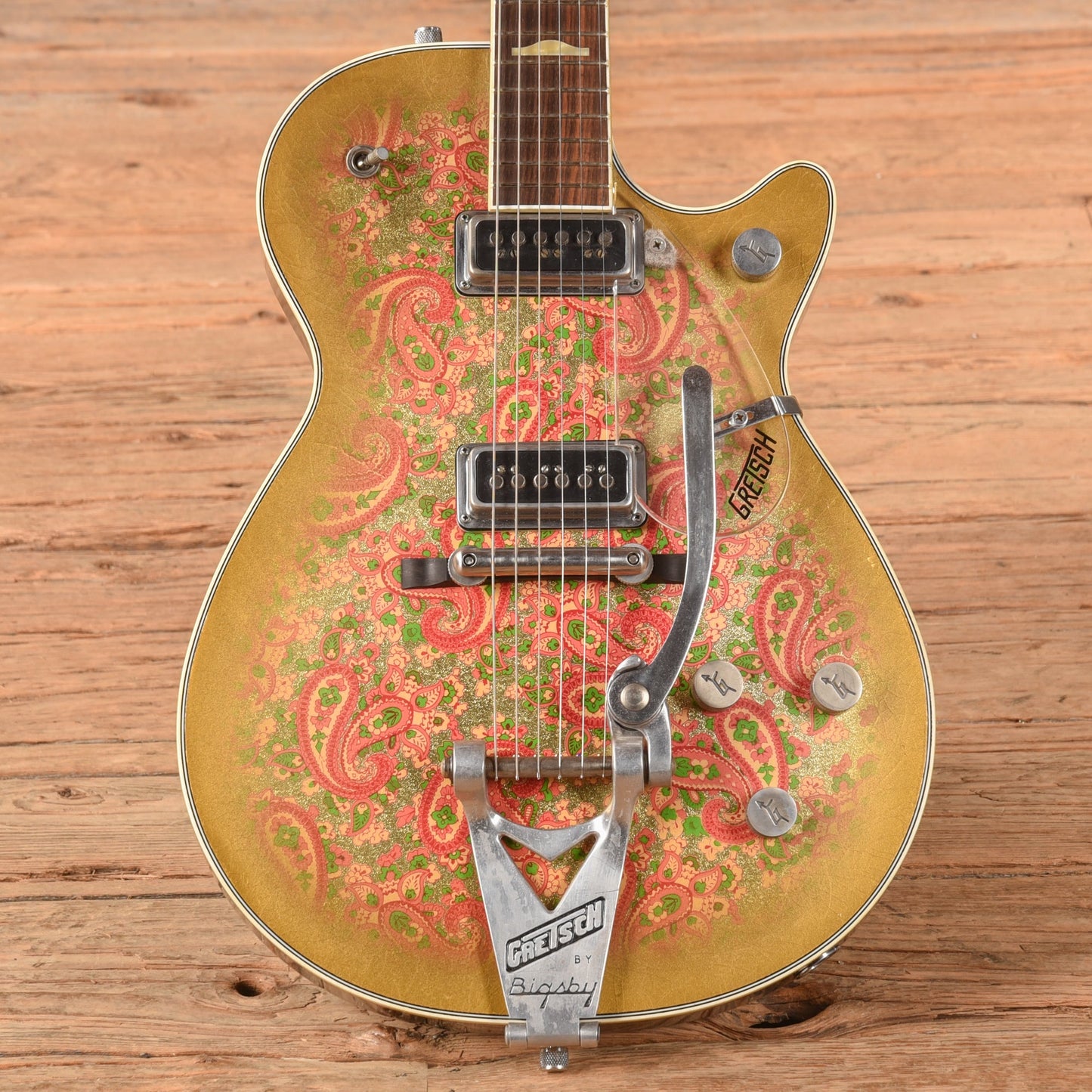 Gretsch Custom Shop Stephen Stern Masterbuilt G6128 Custom Shop Gold Paisley 2018 - Zac Brown