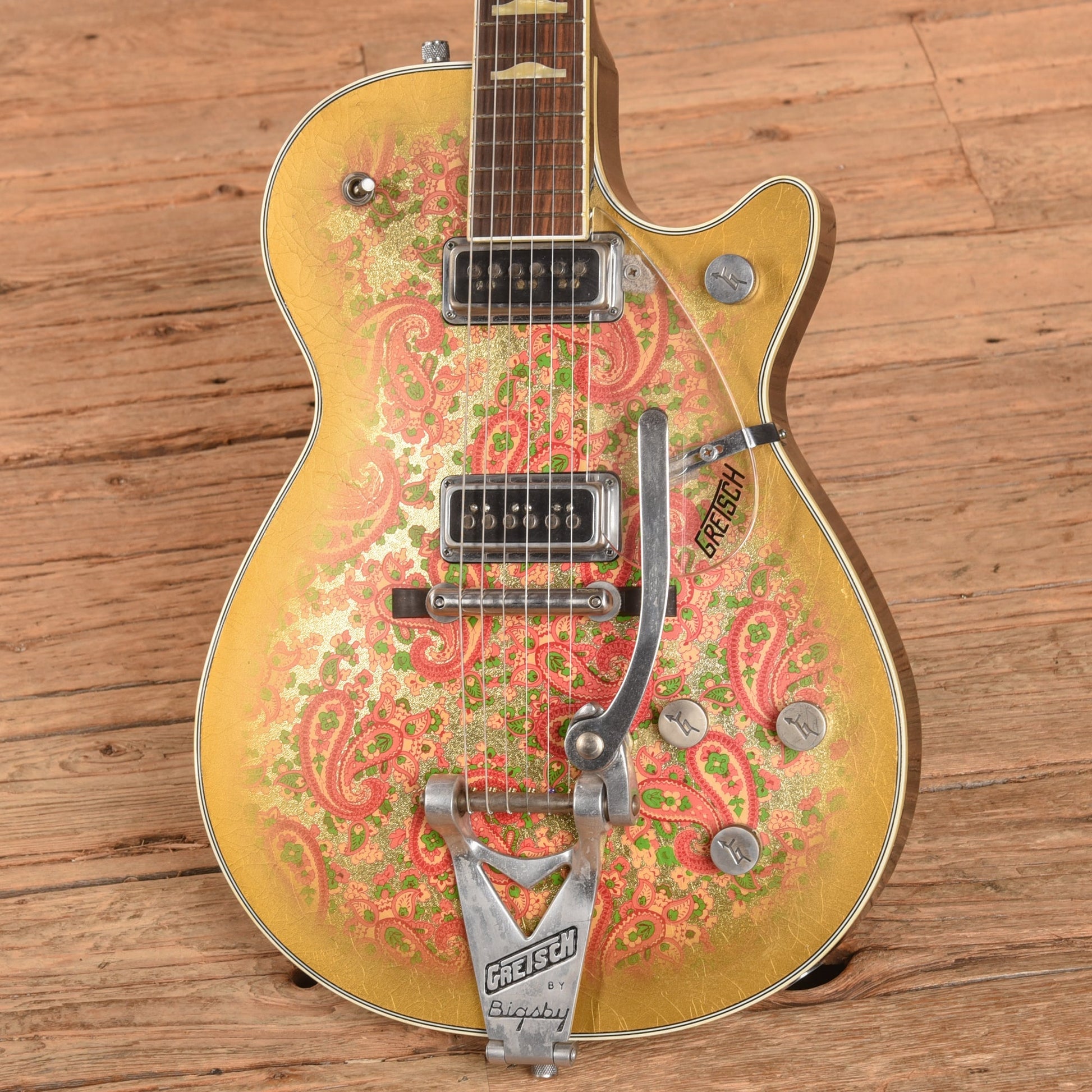 Gretsch Custom Shop Stephen Stern Masterbuilt G6128 Custom Shop Gold Paisley 2018 - Zac Brown