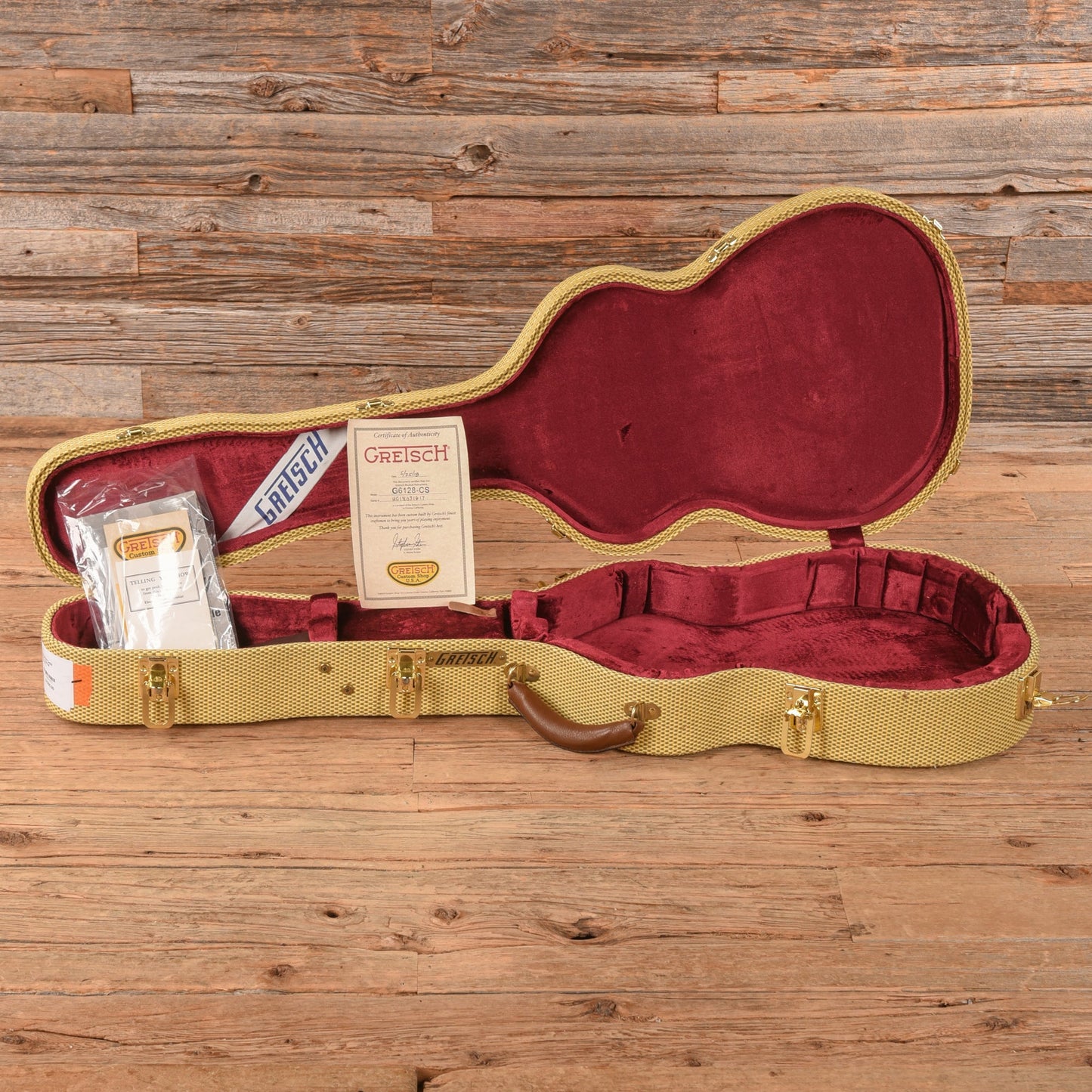 Gretsch Custom Shop Stephen Stern Masterbuilt G6128 Custom Shop Gold Paisley 2018 - Zac Brown