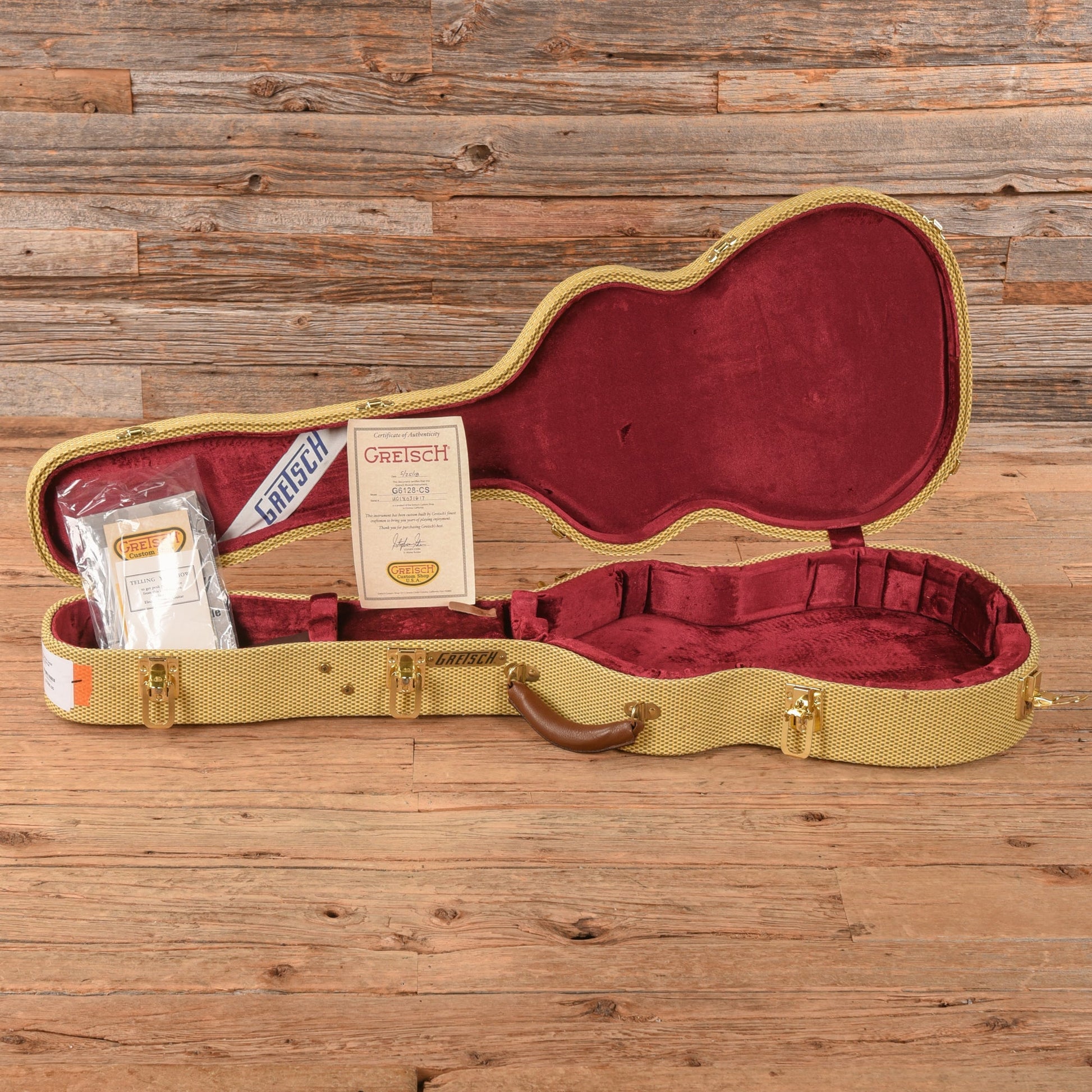 Gretsch Custom Shop Stephen Stern Masterbuilt G6128 Custom Shop Gold Paisley 2018 - Zac Brown