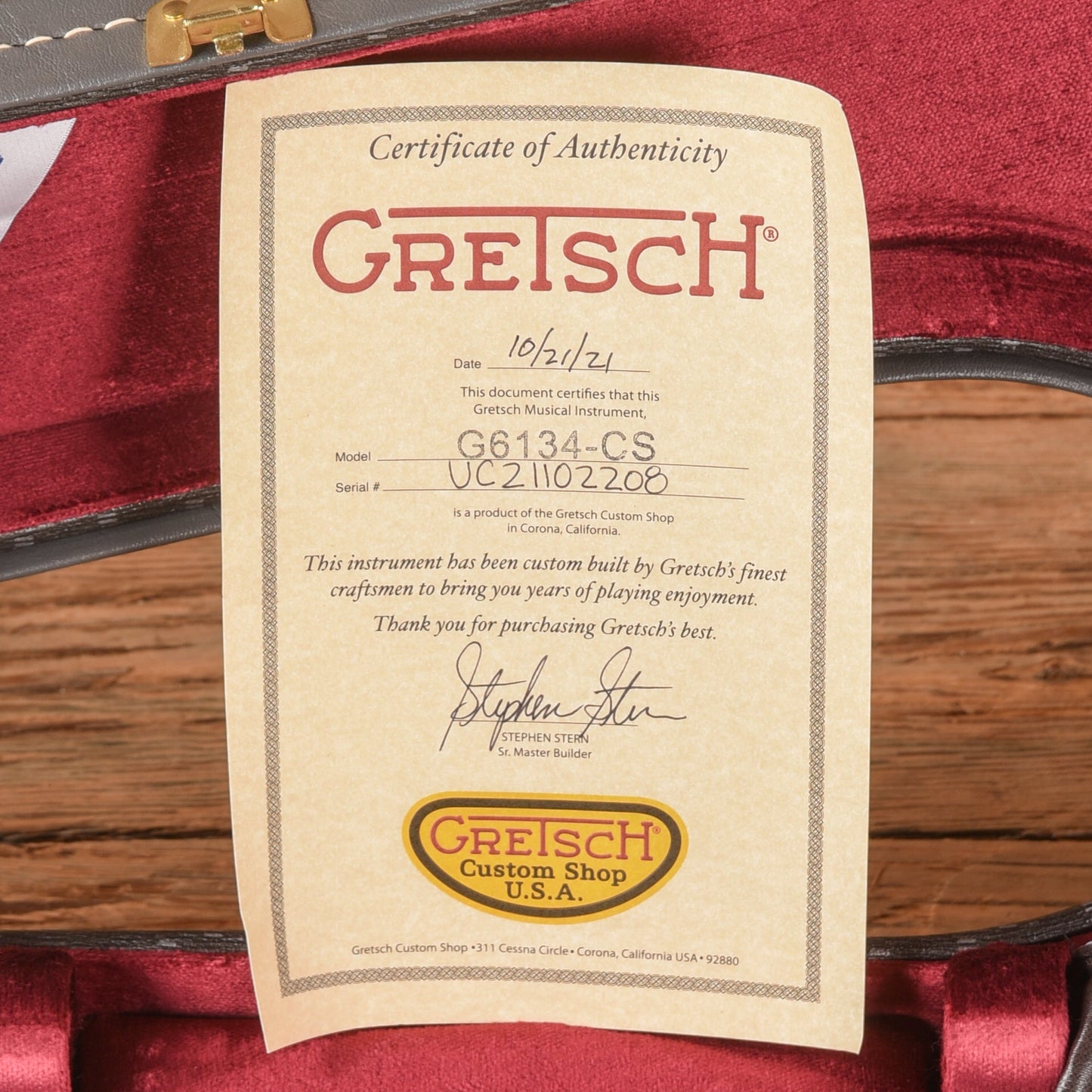 Gretsch Custom Shop Stephen Stern Masterbuilt G6134-CS Flower Paisley 2021 - Zac Brown