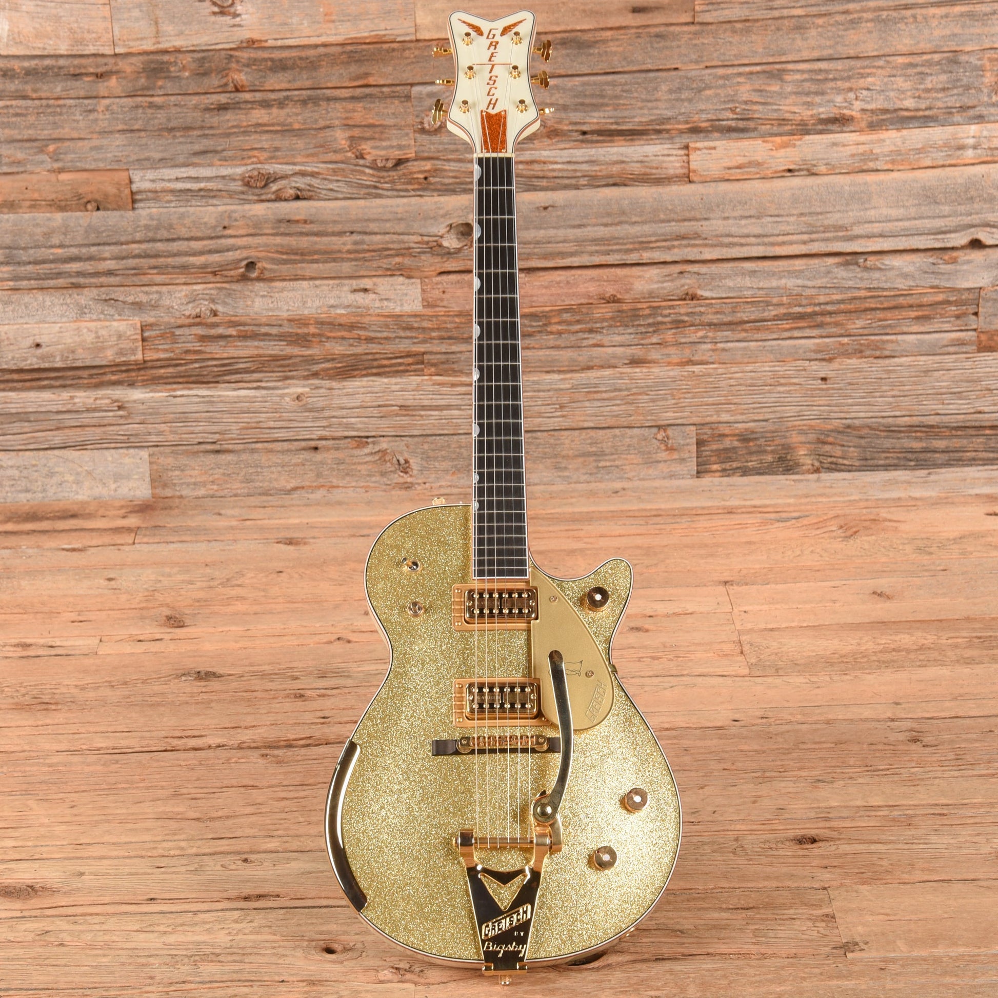 Gretsch Custom Shop Stephen Stern Masterbuilt G6134-CS Penguin Gold Sparkle 2021 - Zac Brown