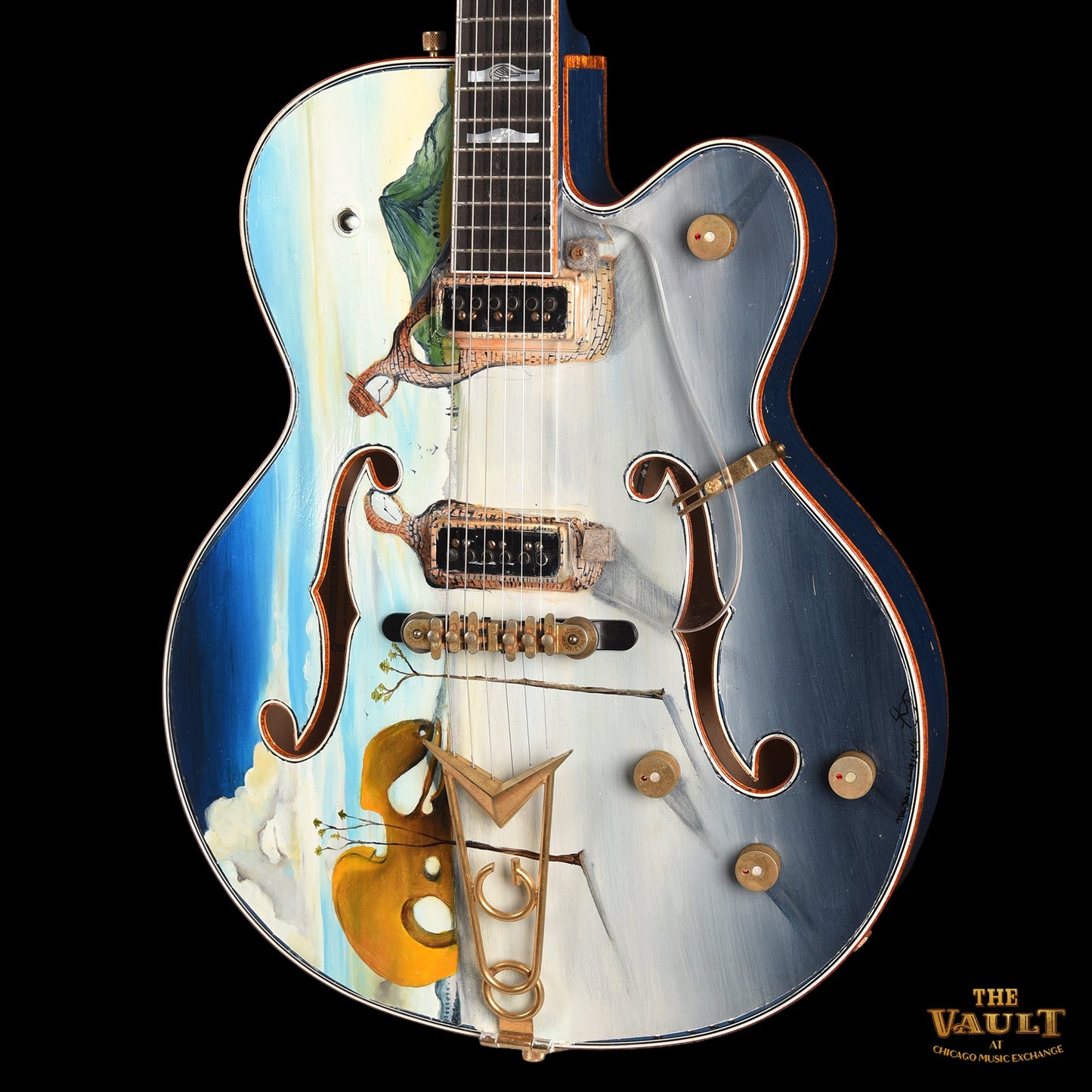 Gretsch Custom Shop Stephen Stern Masterbuilt G6136-CST White Falcon Custom Painted by Louis Markoya Protegé to Salvador Dali 2012 - Zac Brown
