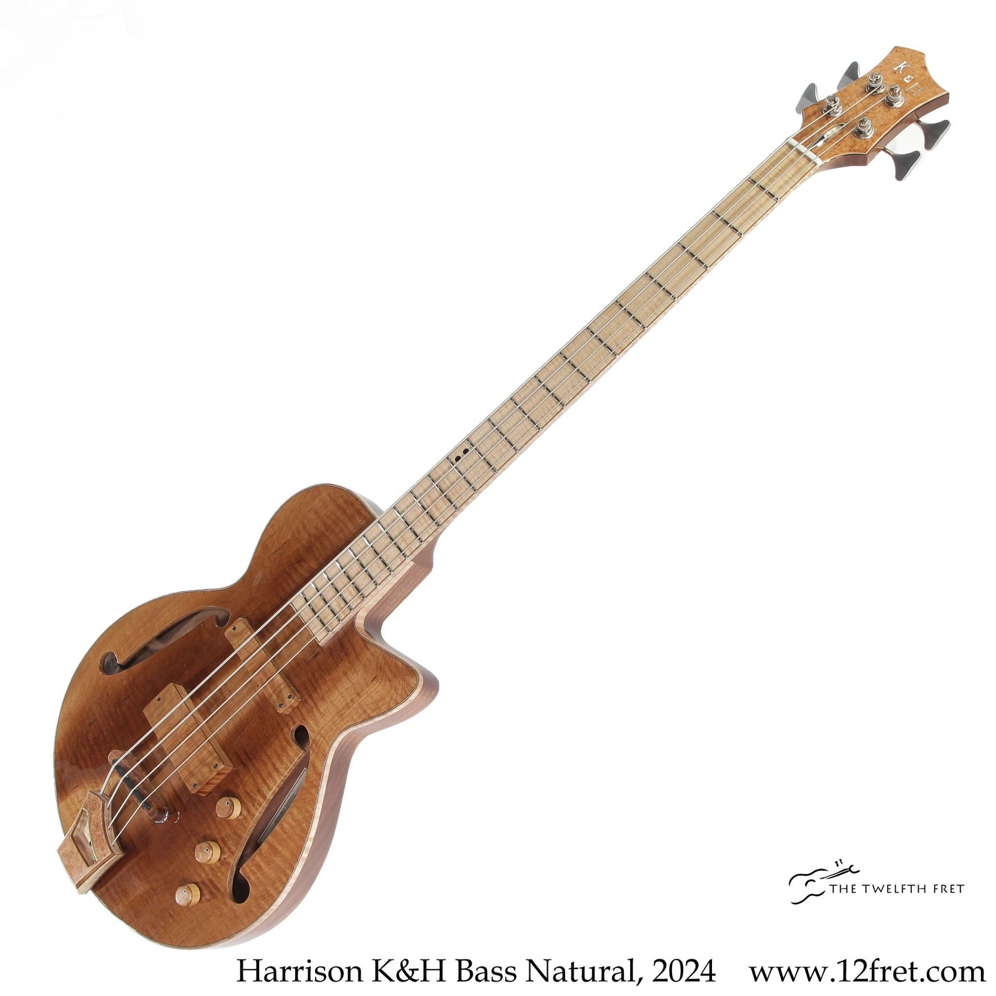 Harrison K&H Bass Guitar Natural, 2024  [NEW]